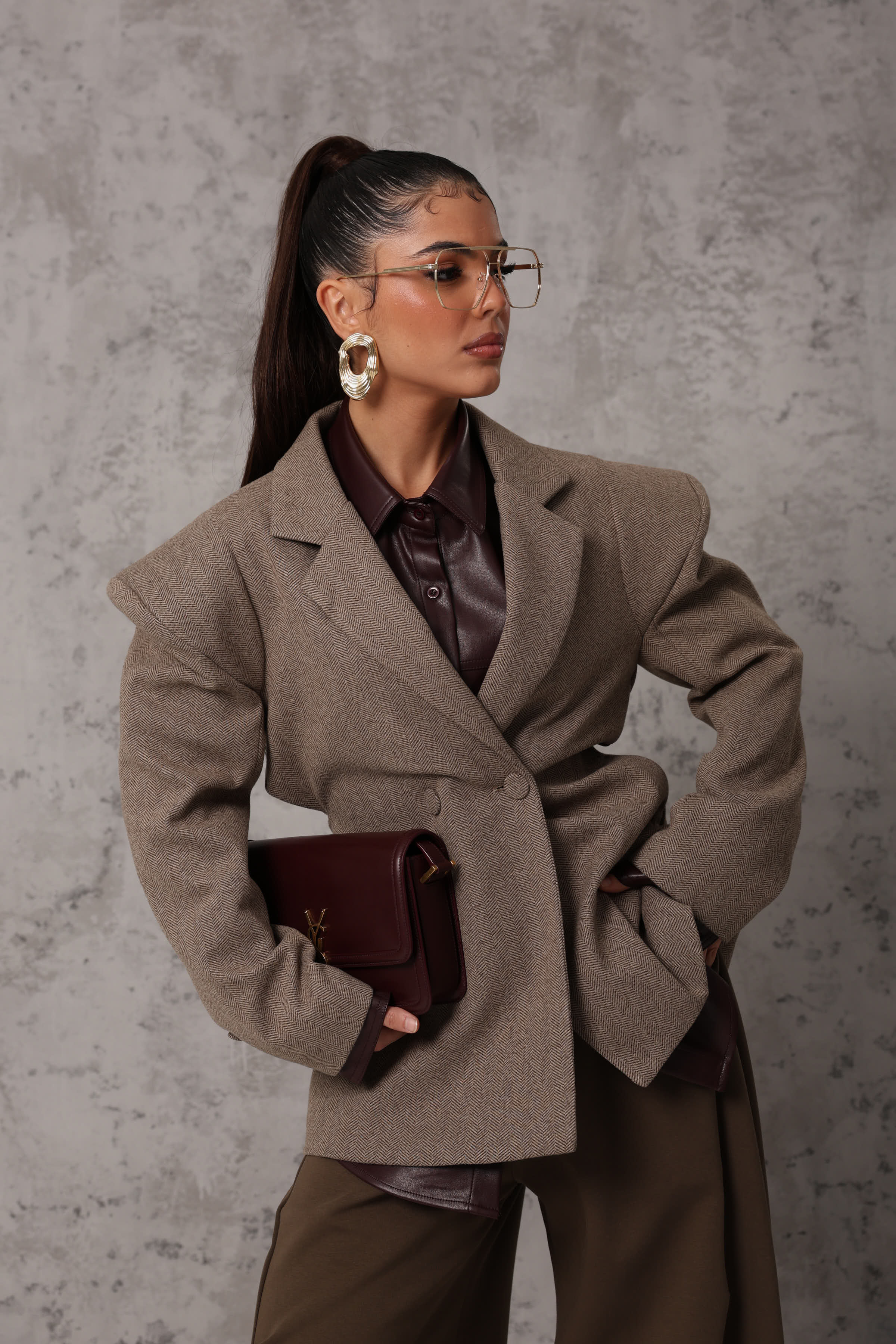 BLAZER SPIGATO CHANTAL BEIGE