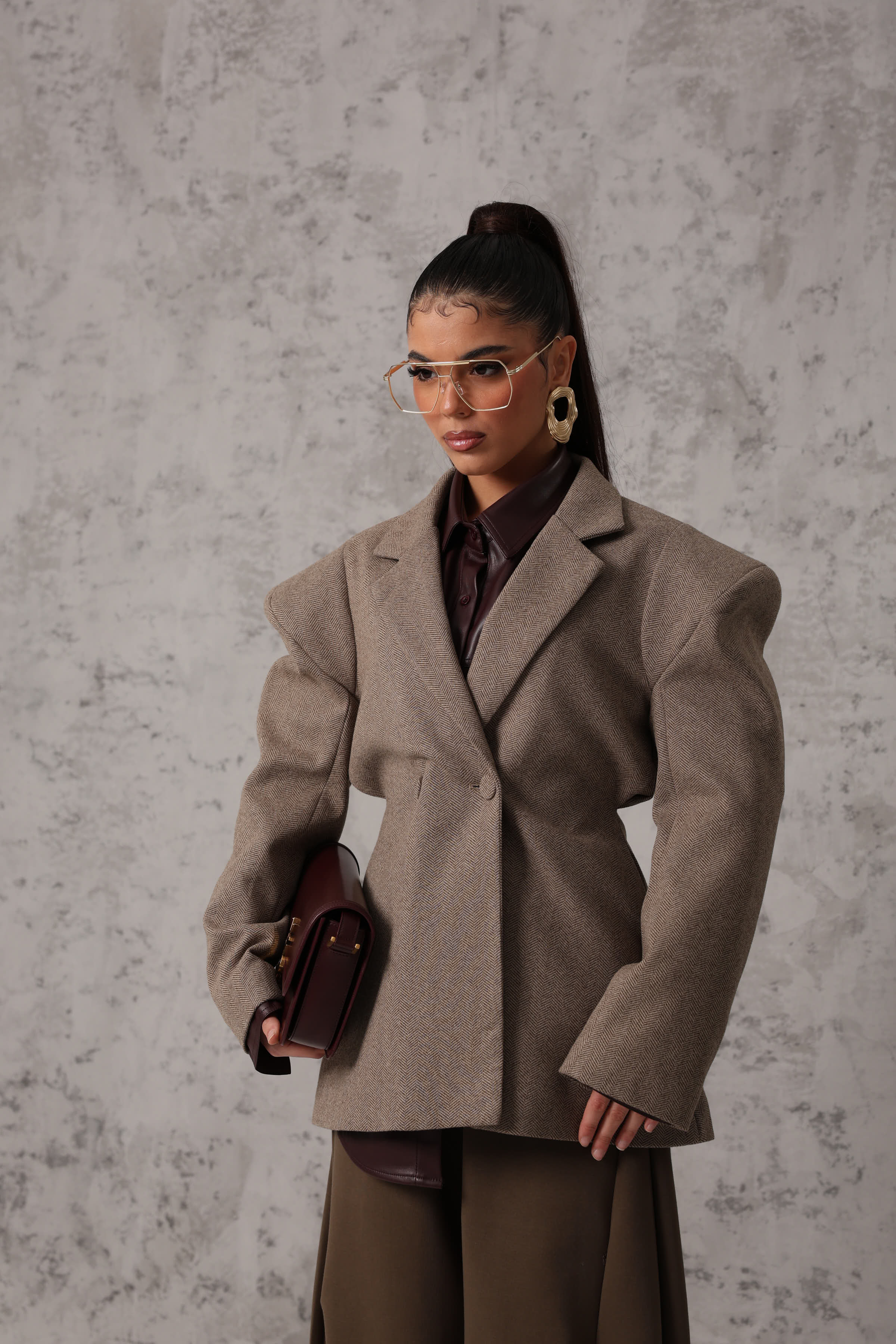 BLAZER SPIGATO CHANTAL BEIGE