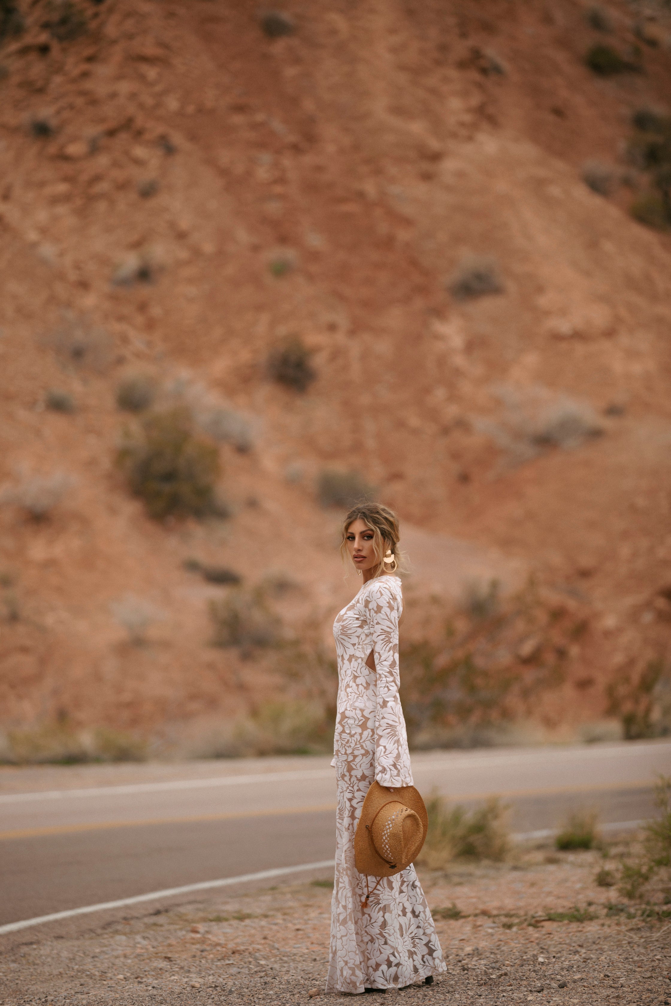 Vestito Valley of Fire bianco