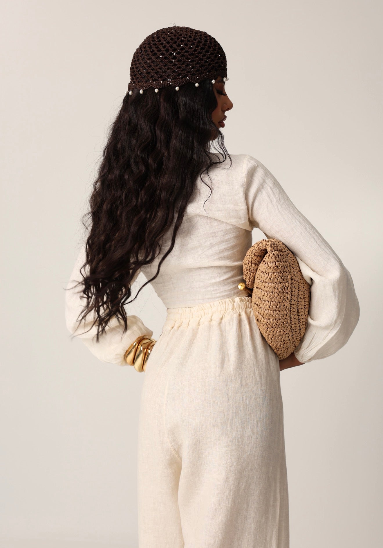 COORDINATO LALLY BEIGE 100% LINO