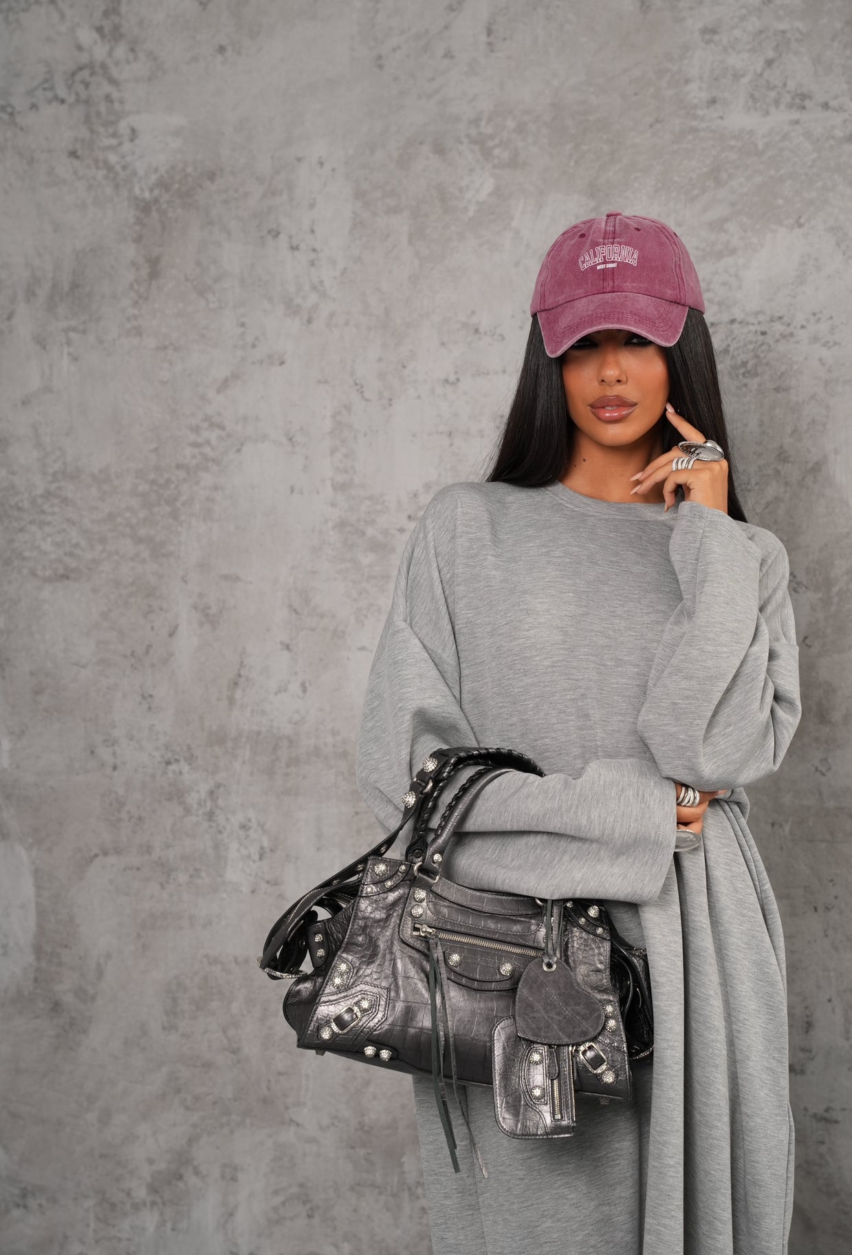 VESTITO CLIZIA GRIGIO