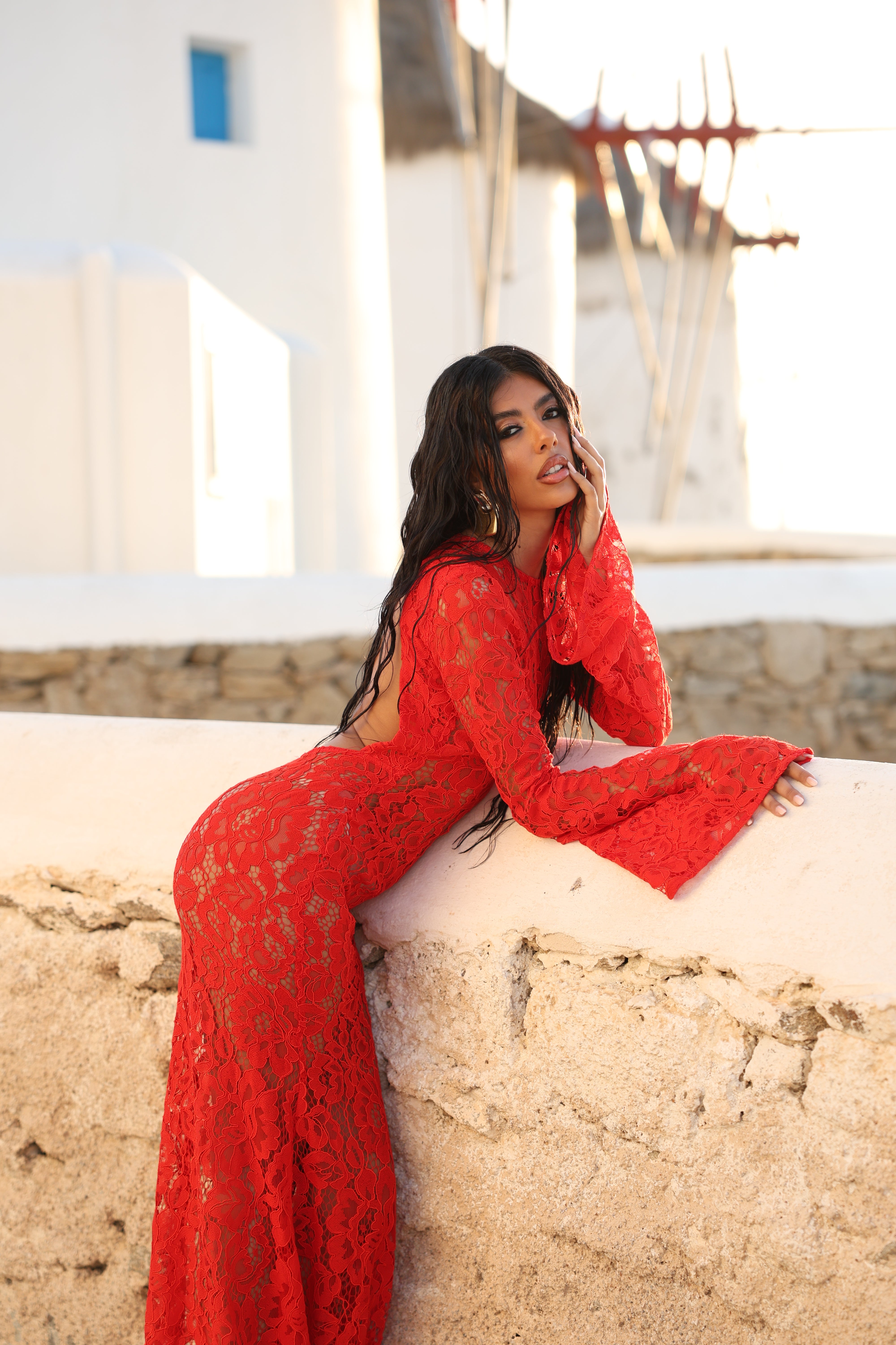 VESTITO VALLEY ROSSO BY MARZIA MANGO
