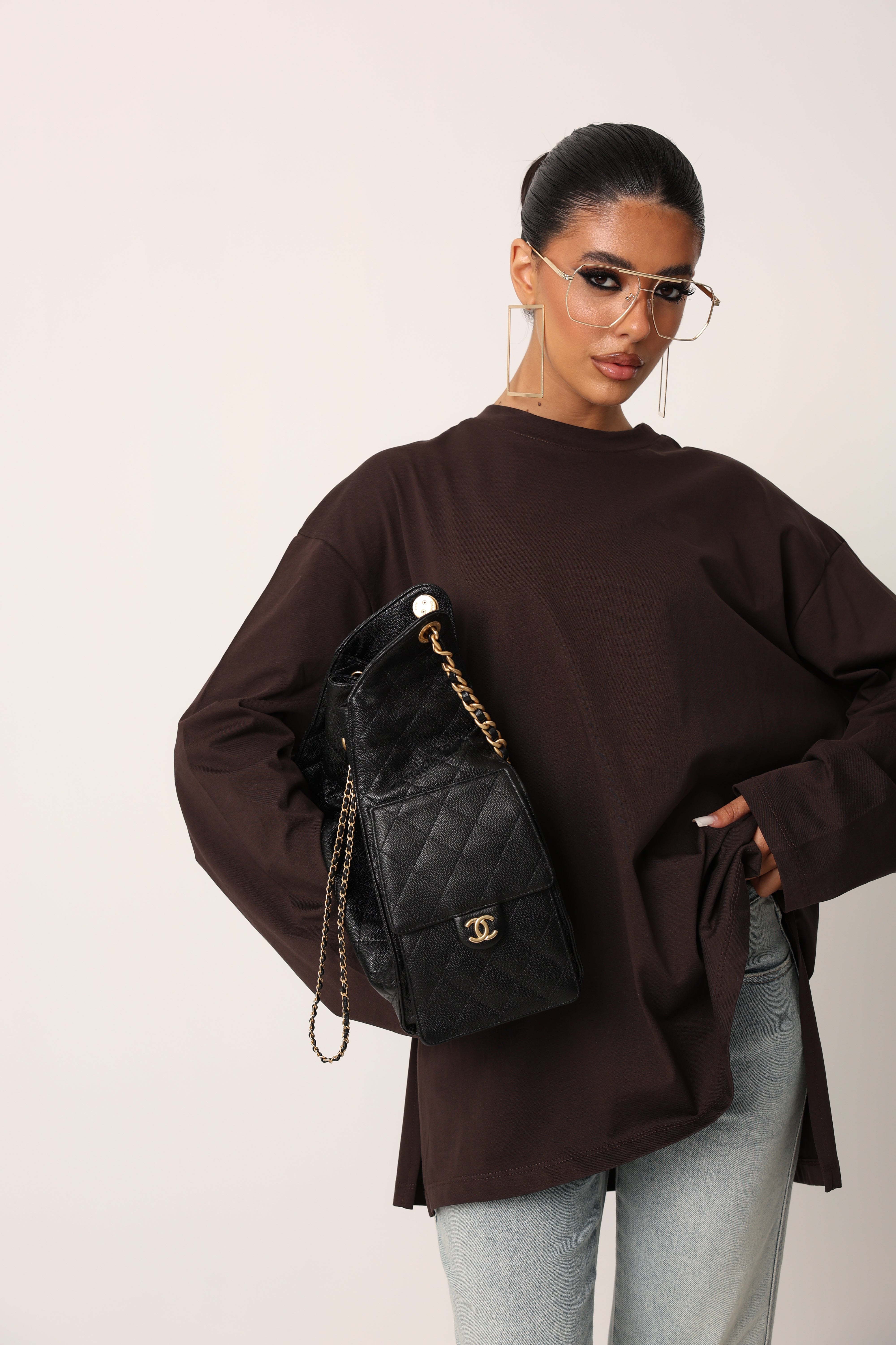 MAGLIA LUCY MARRONE