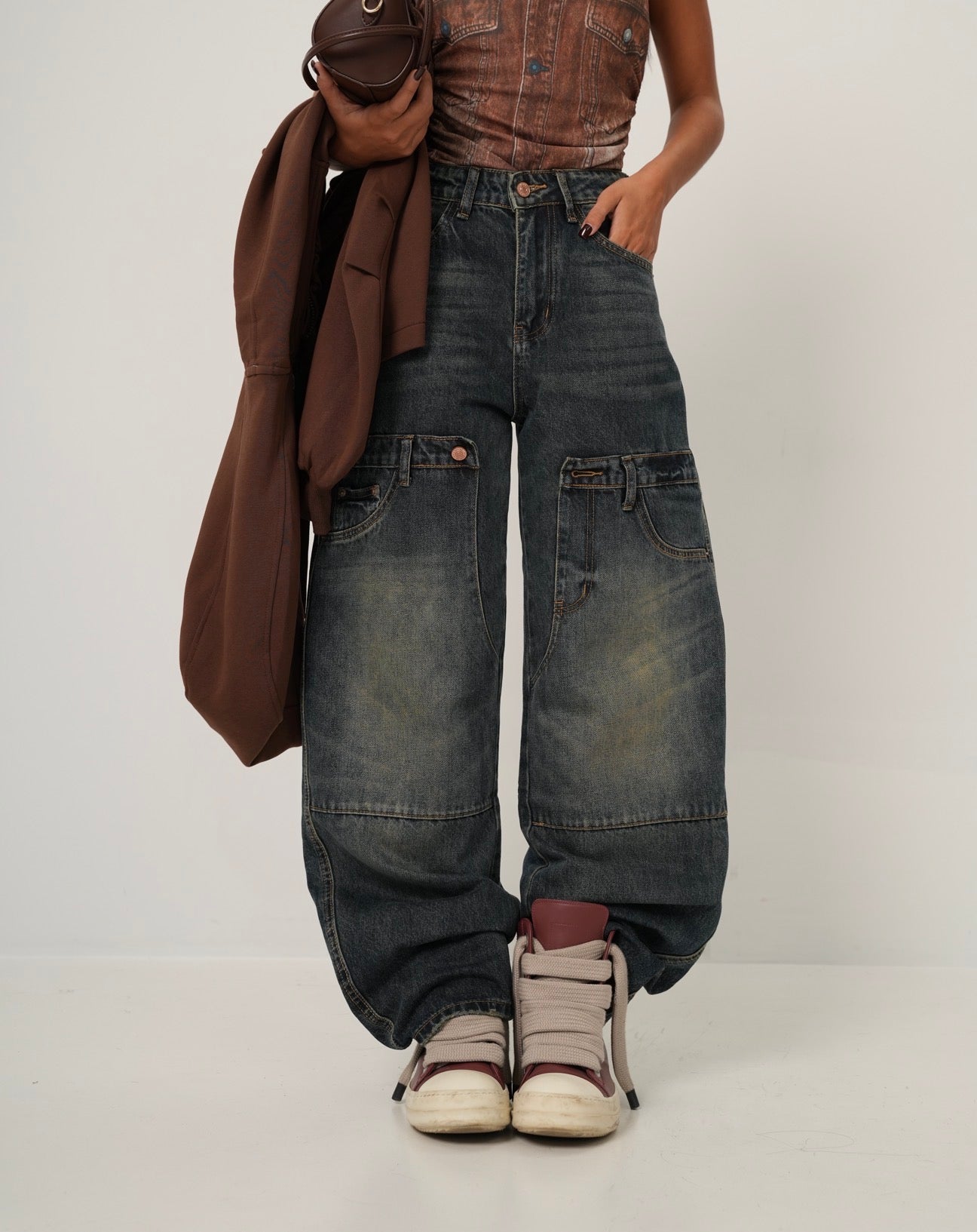Jeans Kapo sabbiato