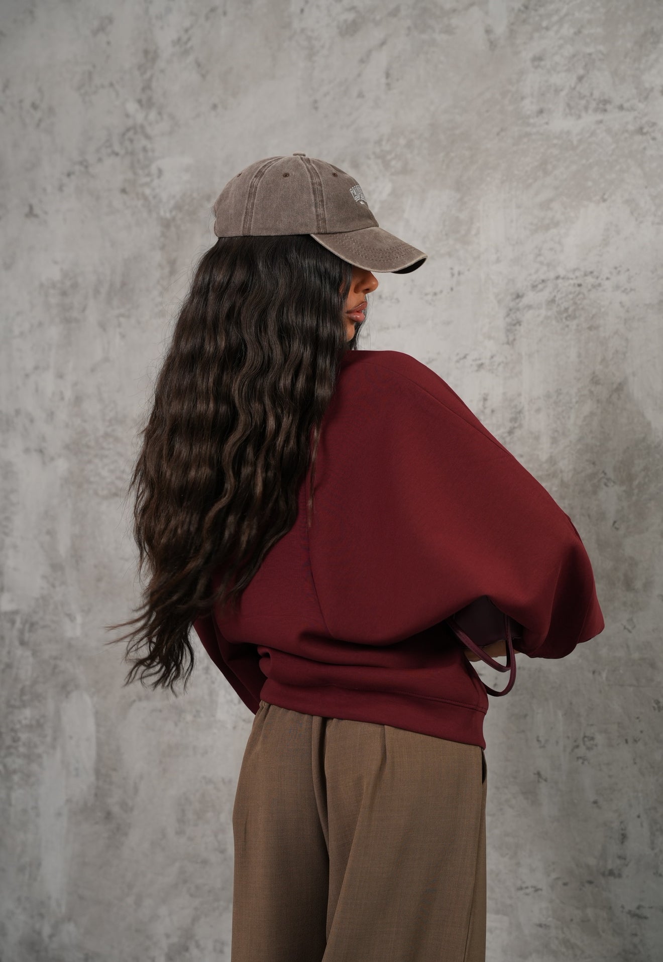 Felpa Anna bordeaux
