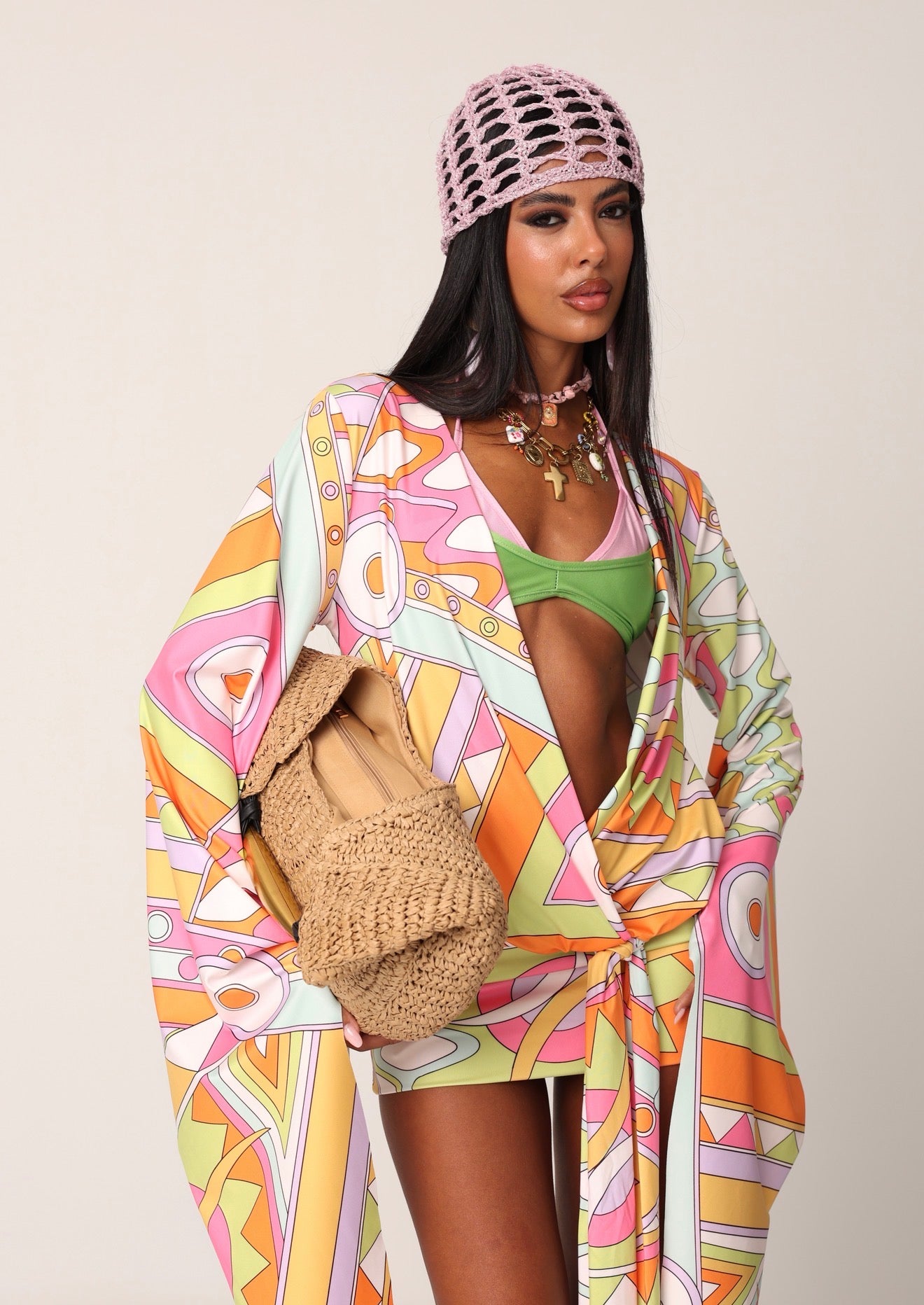 VESTITO FANTASIA NATURA MULTICOLOR