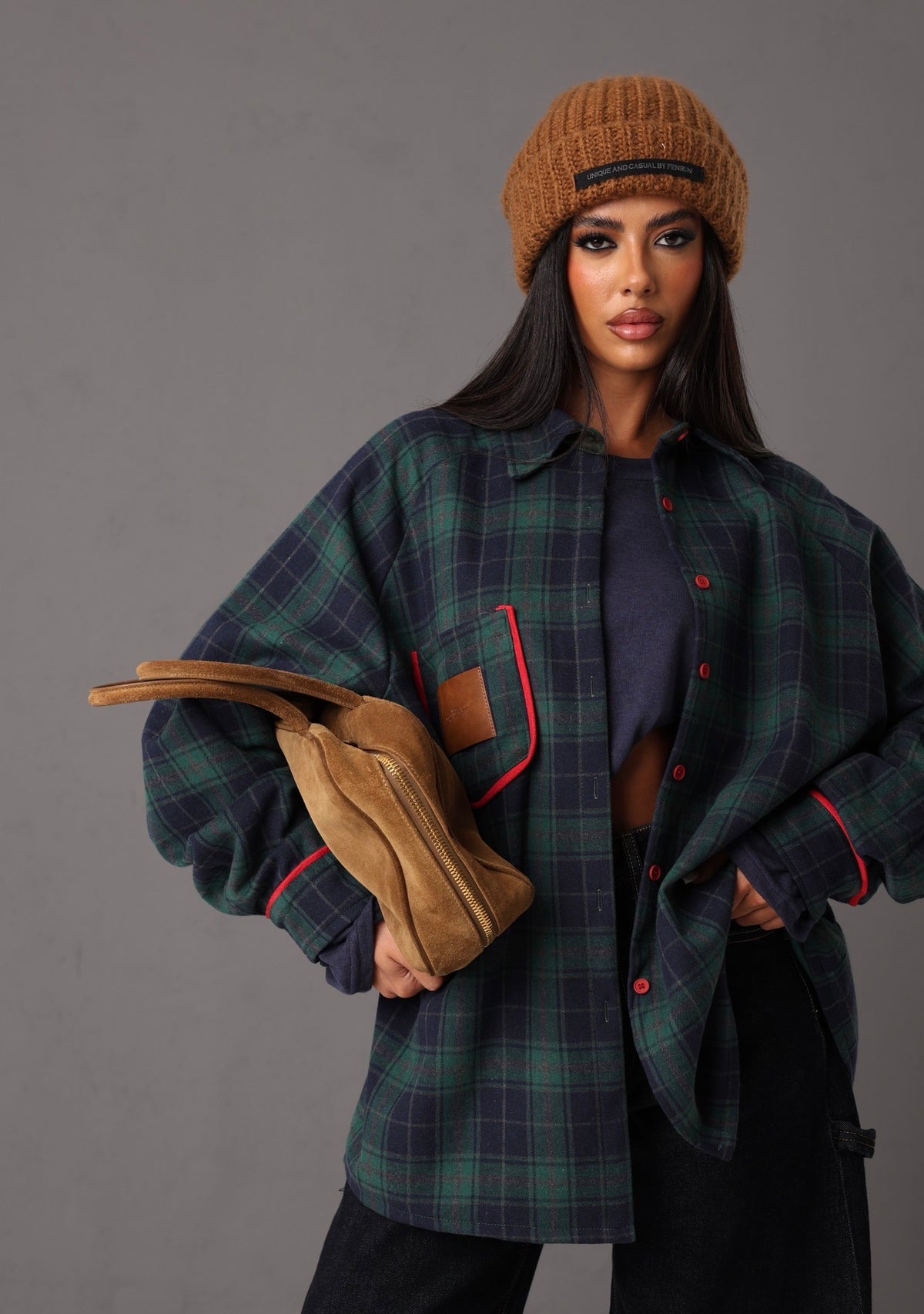 CAMICIA TARTAN DESIGN VERDE