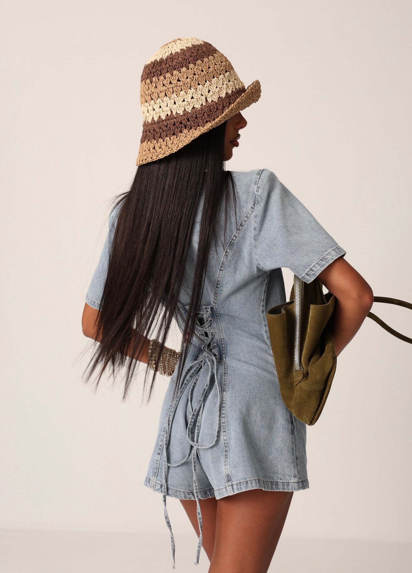 TUTINA STRINGHE MIMINA DENIM CHIARO
