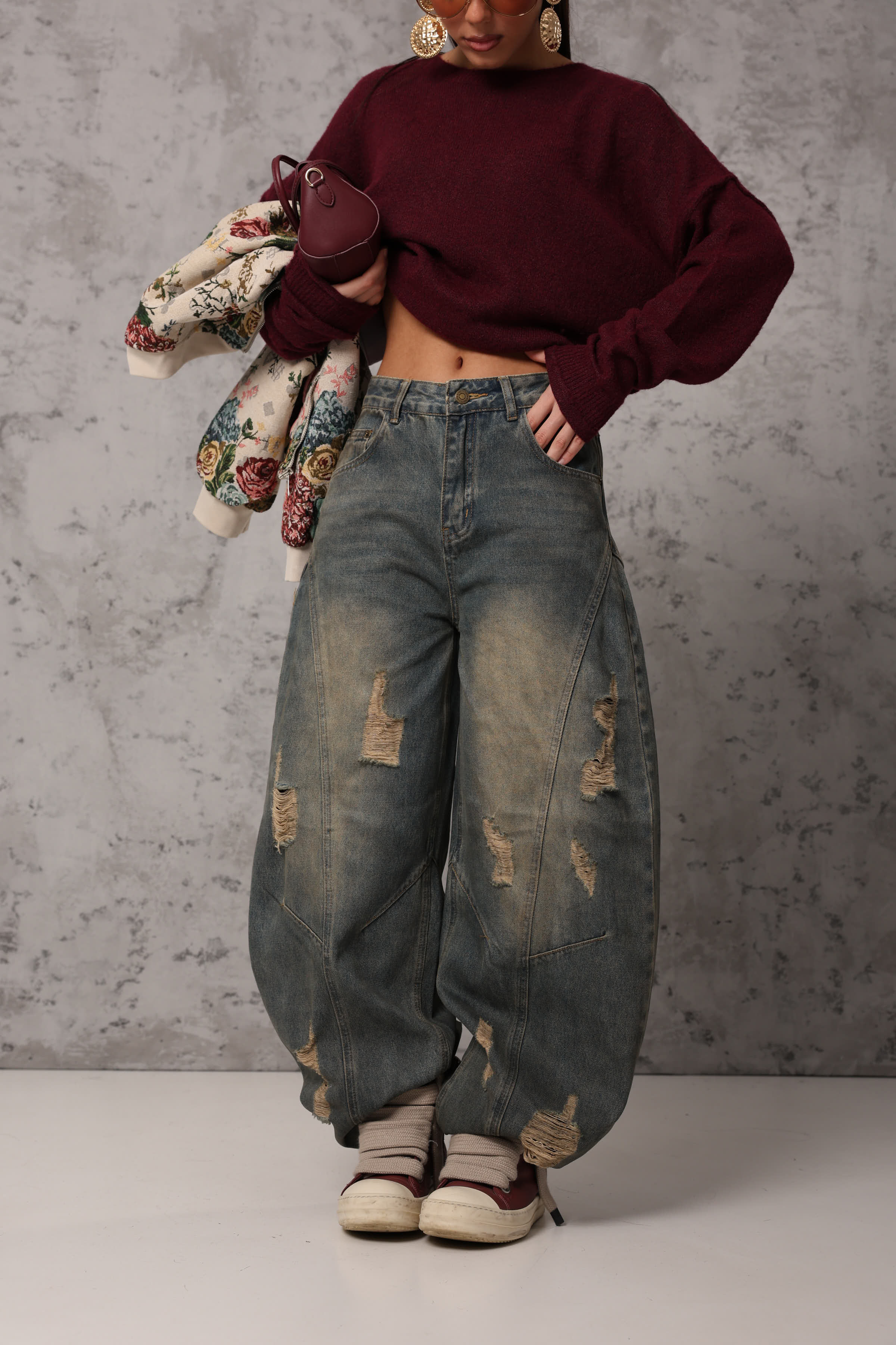 JEANS BALLOON MOON SLAVATO