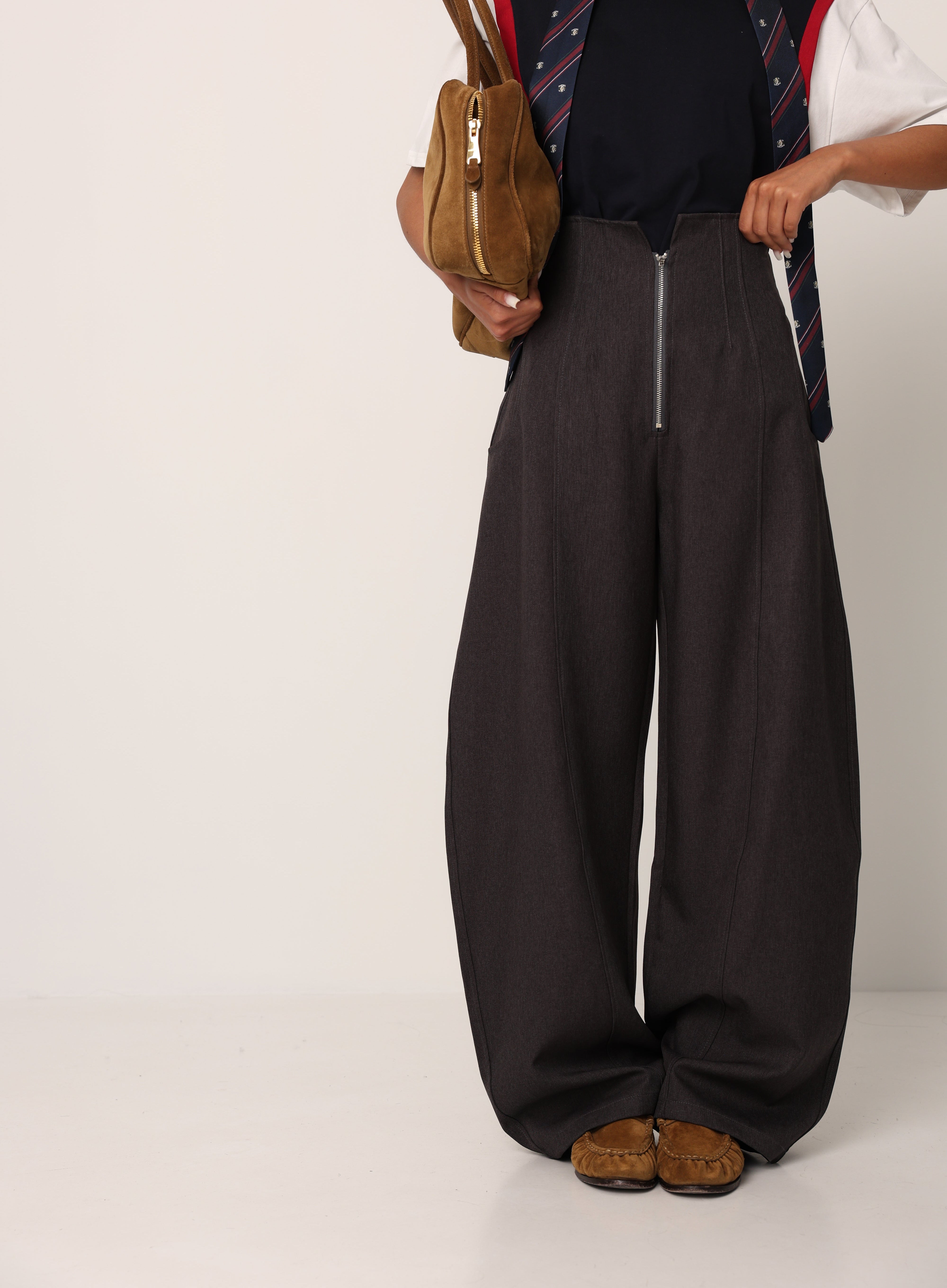 PANTALONI BUSTINO HORIZON GRIGIO SCURO