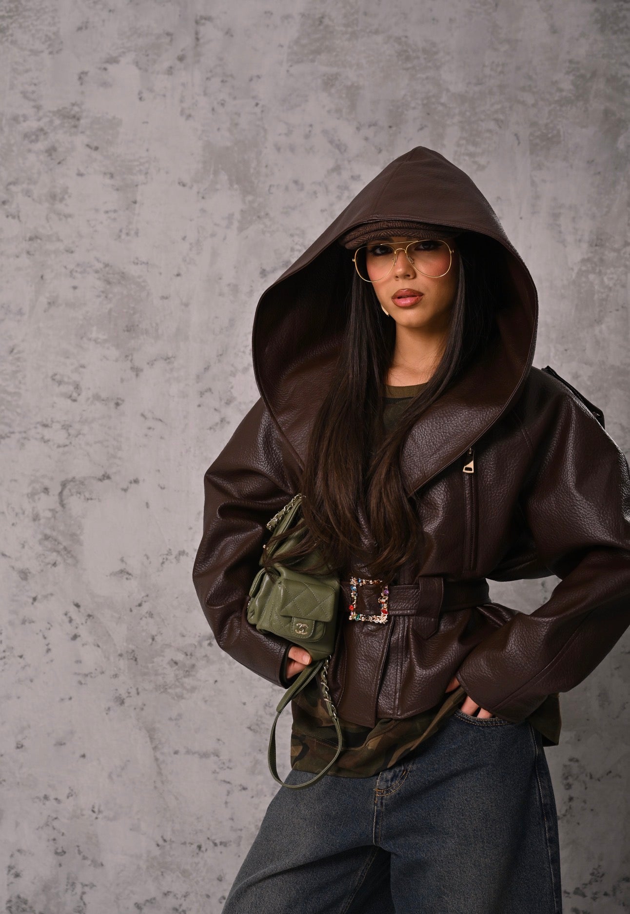 CHIODO CAPPUCCIO LARISSA MARRONE