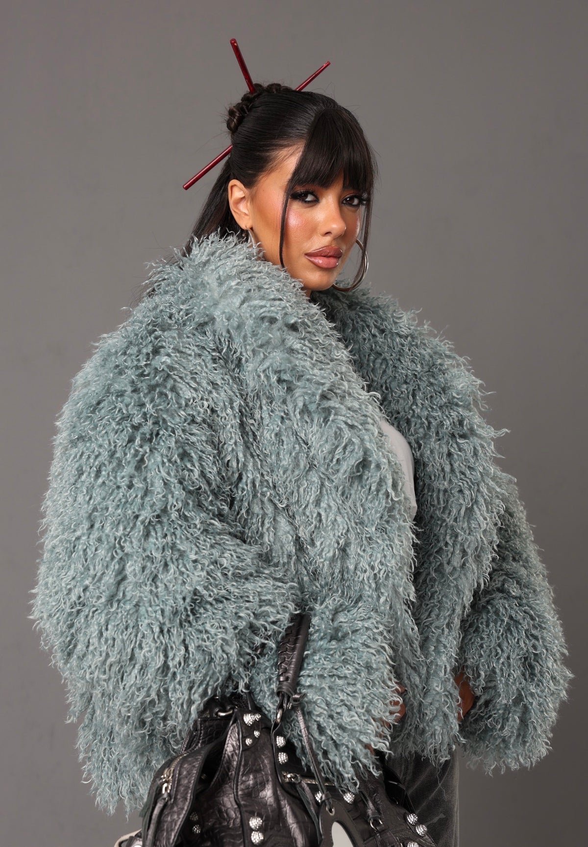 ECO-PELLICCIA BETSY ACQUA