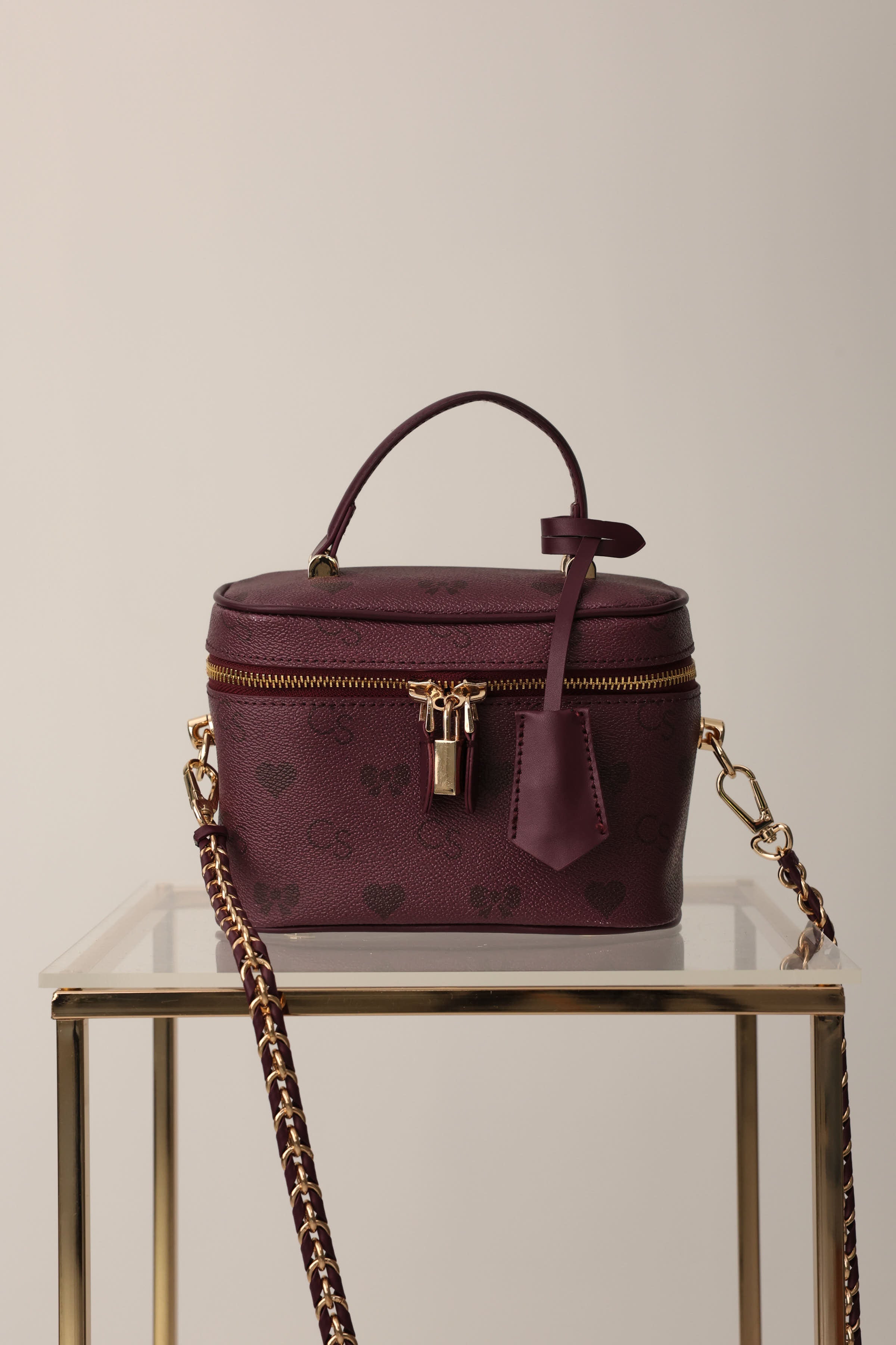 AMOUR BAG BORDEAUX
