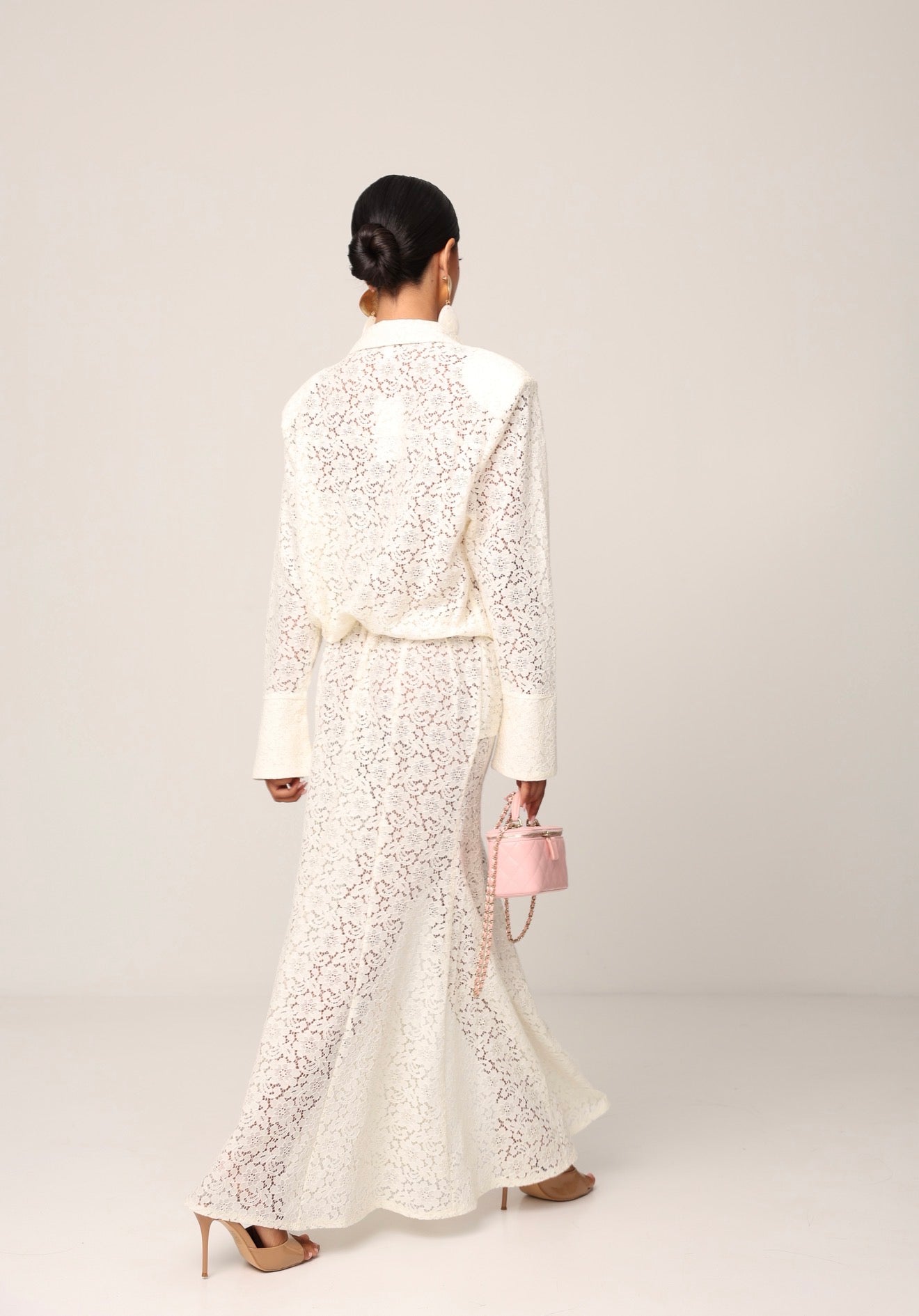 VESTITO PIZZO LILITH PANNA