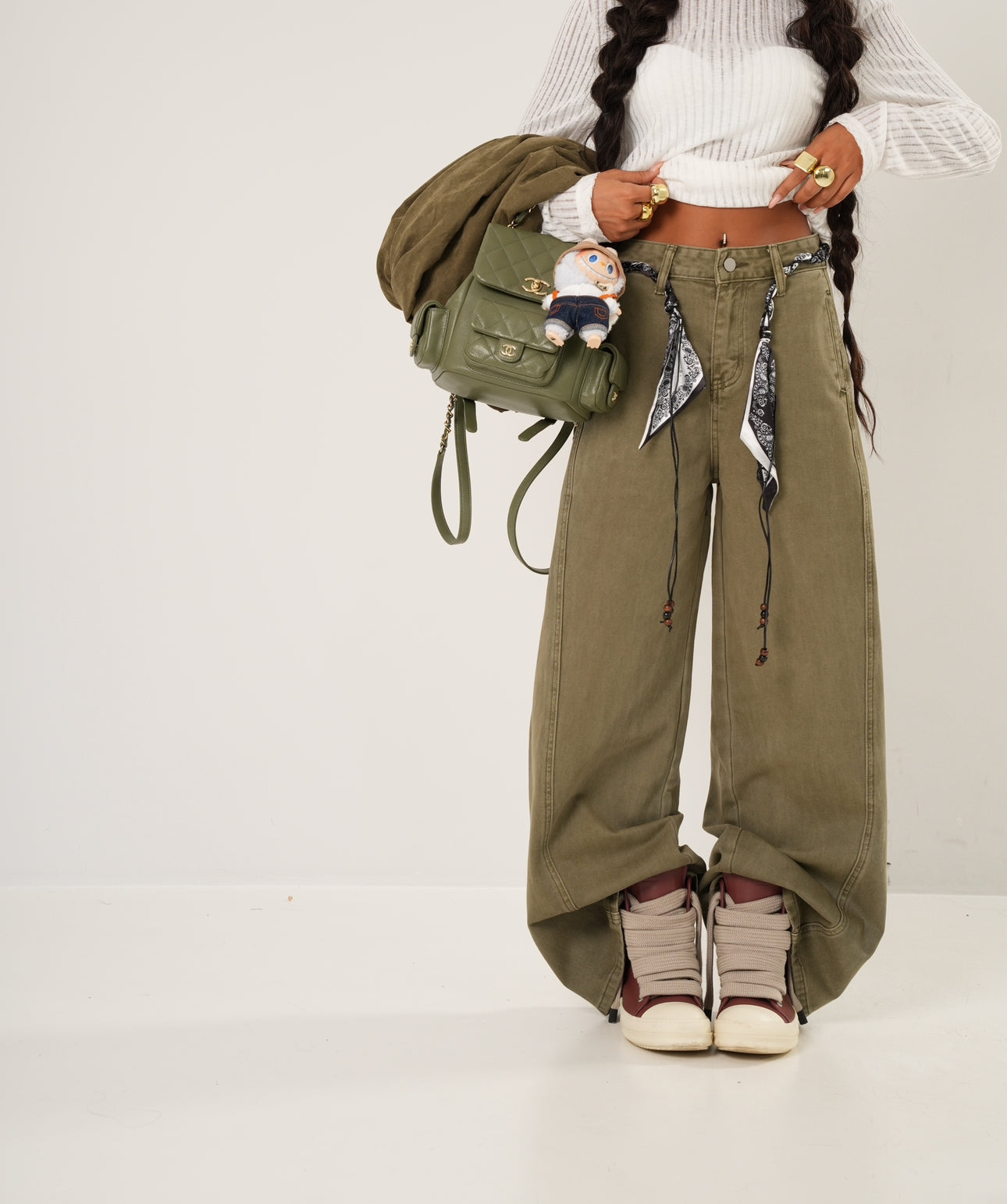 Jeans Cloe verde