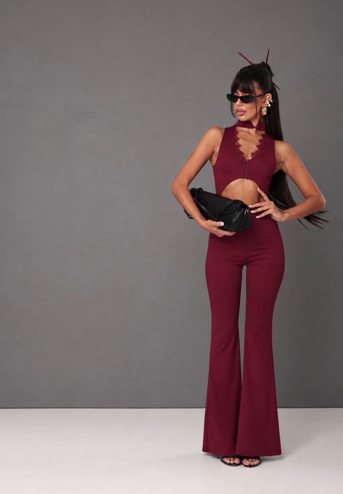 TUTA LYCRA ARTEMISA BORDEAUX