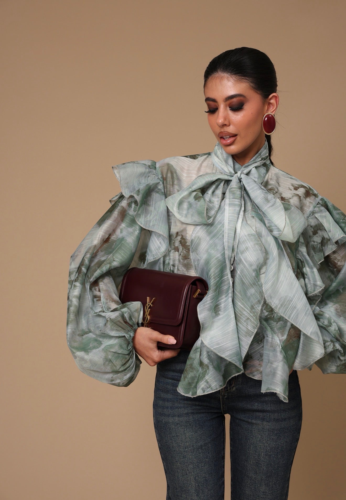 CAMICIA FANTASIA RAINBOW VERDE