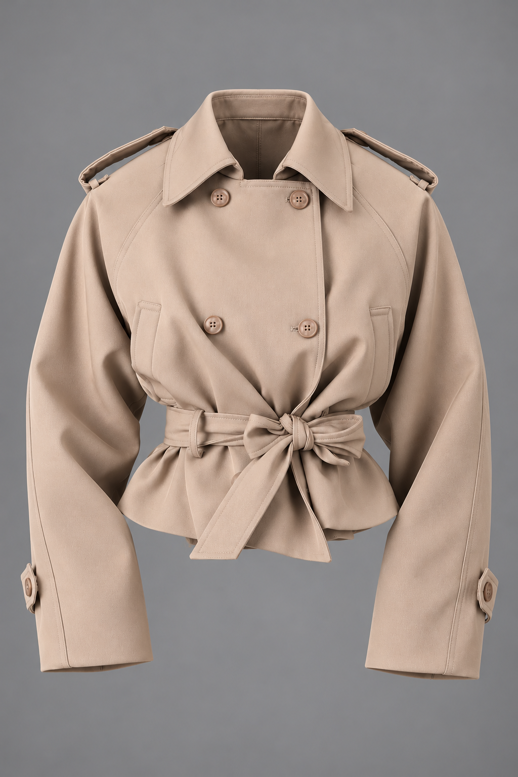 ROSANNA BEIGE TRENCH COAT