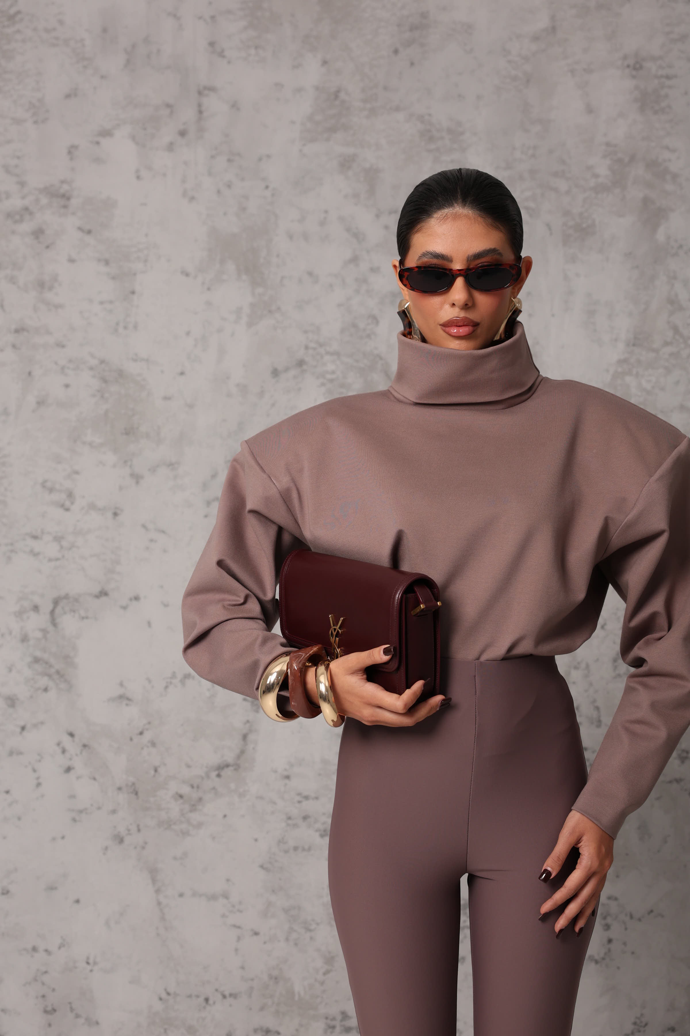 MAGLIA SPALLINE BARDOT CAPPUCCINO BY MARZIA MANGO