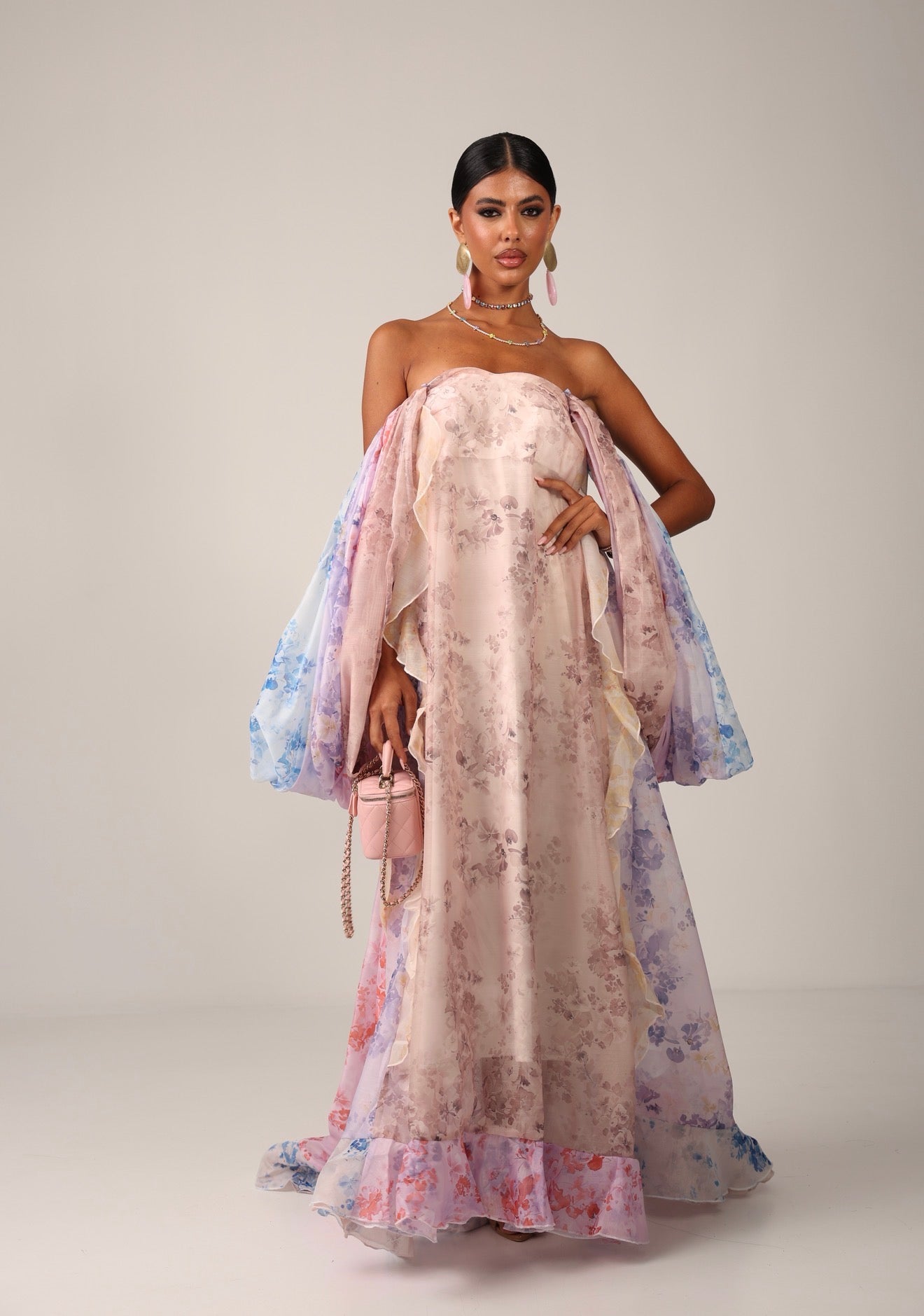 VESTITO FIORATO KINSLEY MULTICOLOR