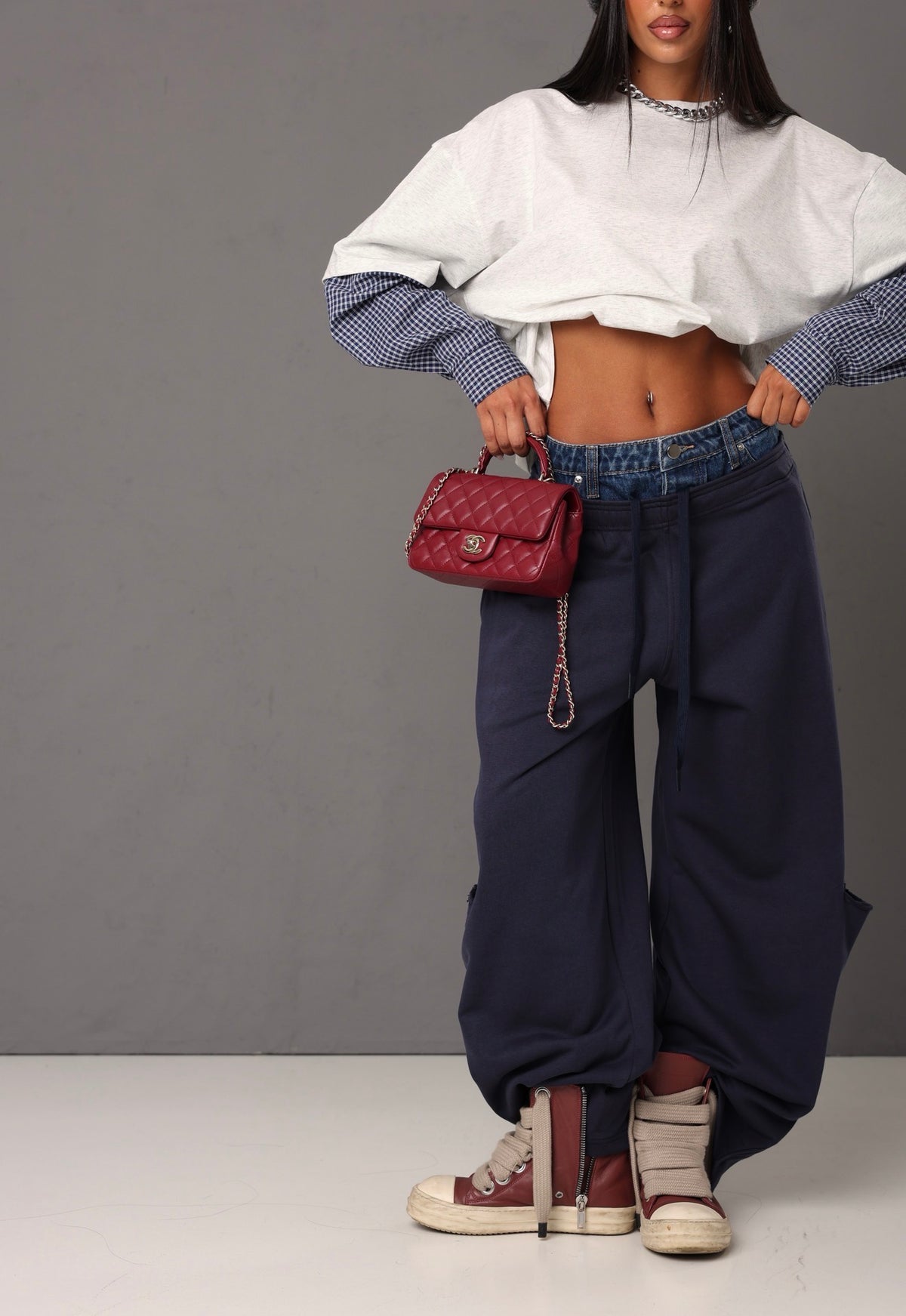 PANTATUTA YUNA BLU + BUSTINO DENIM