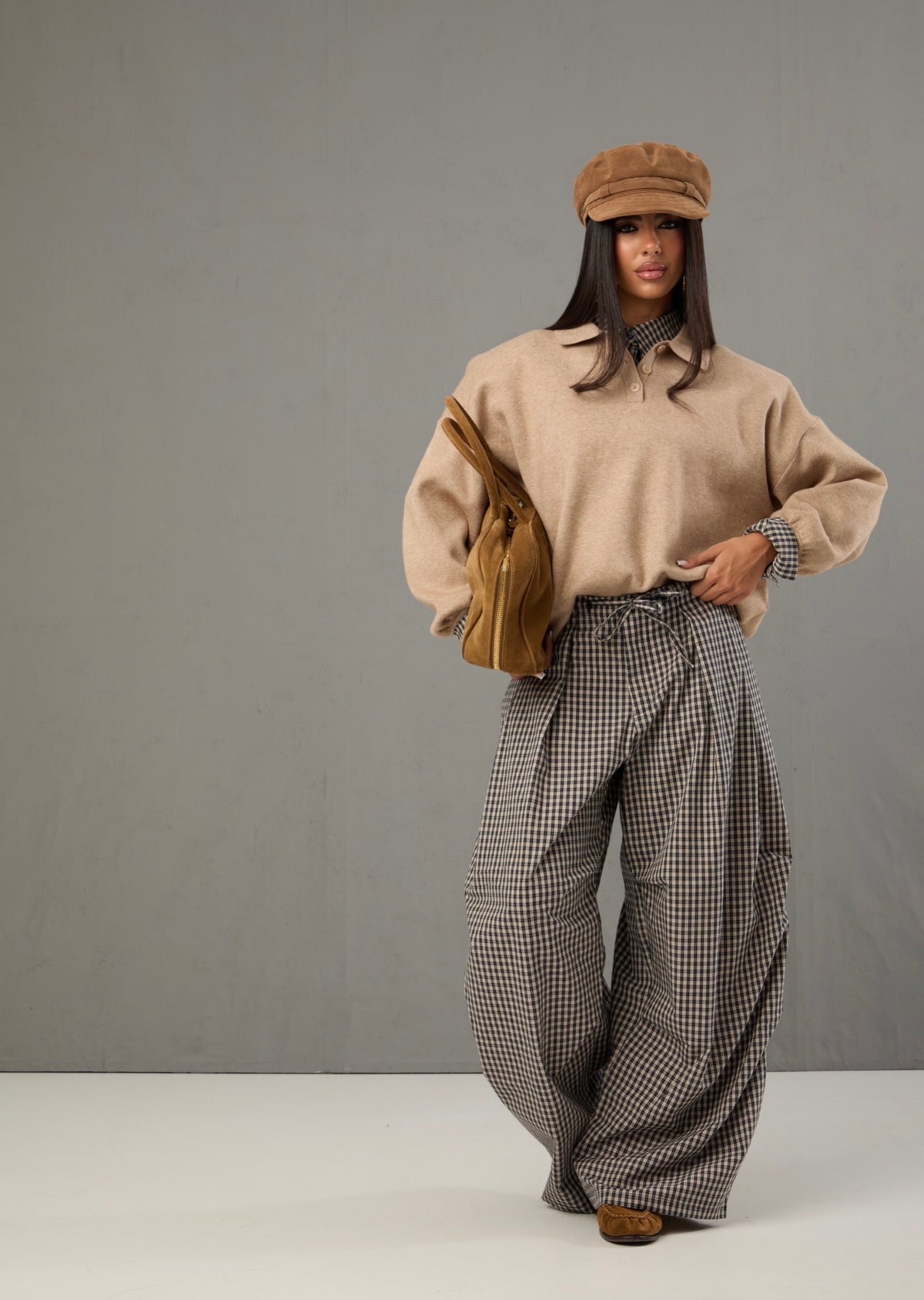 POLO SPALLINE ALEXIA BEIGE