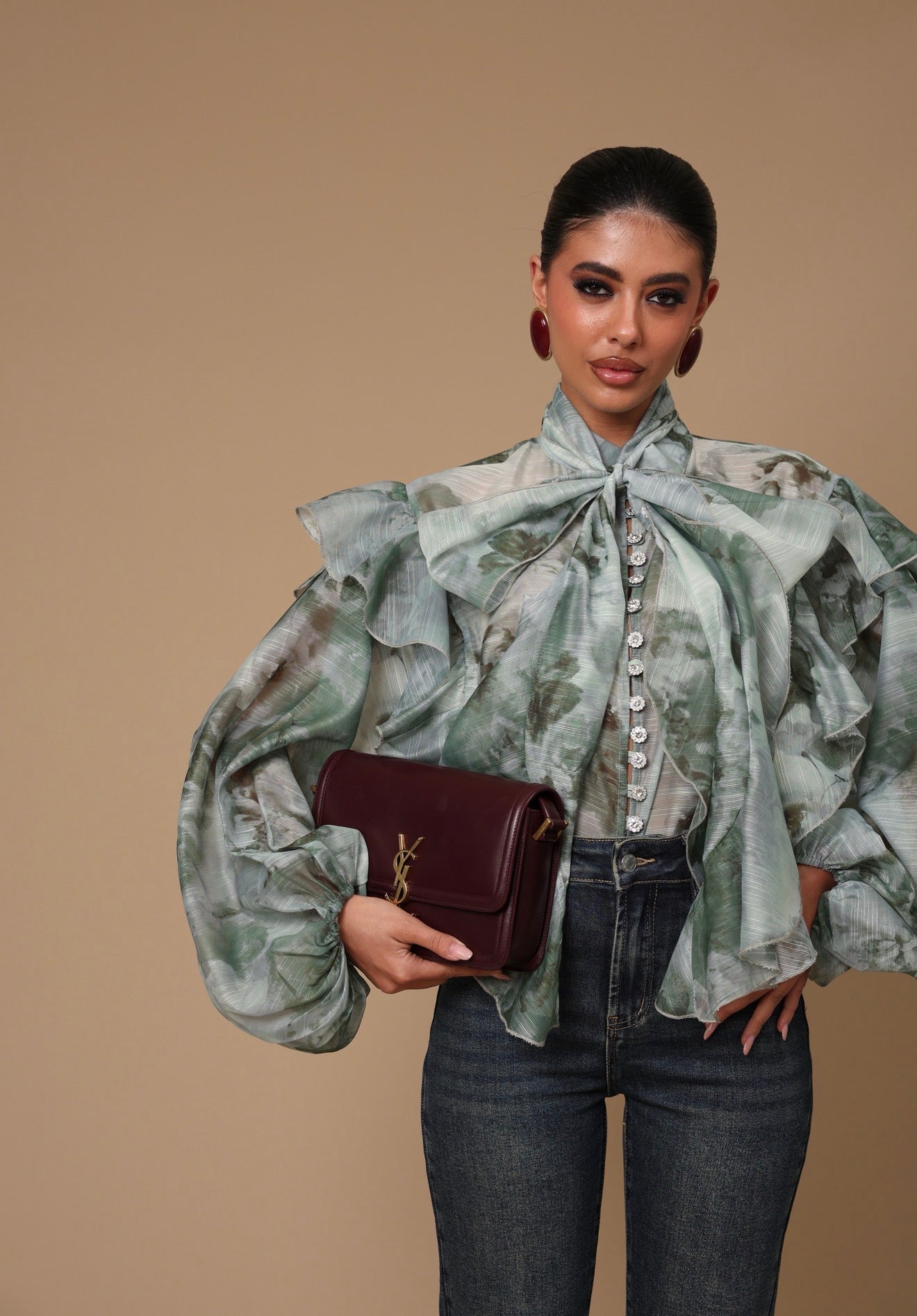 CAMICIA FANTASIA RAINBOW VERDE