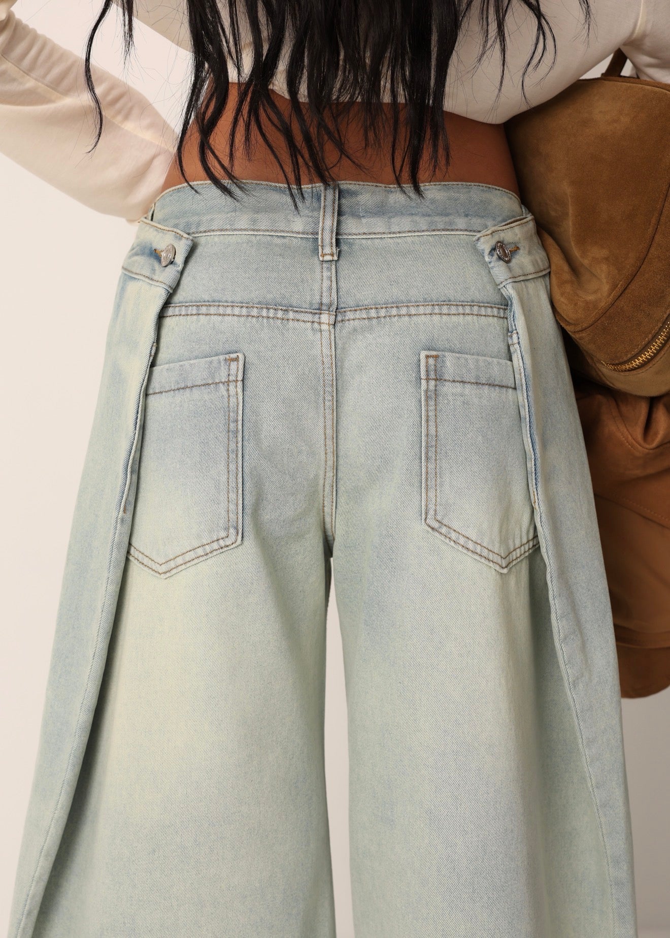 JEANS BOTTONI TOM SABBIATO