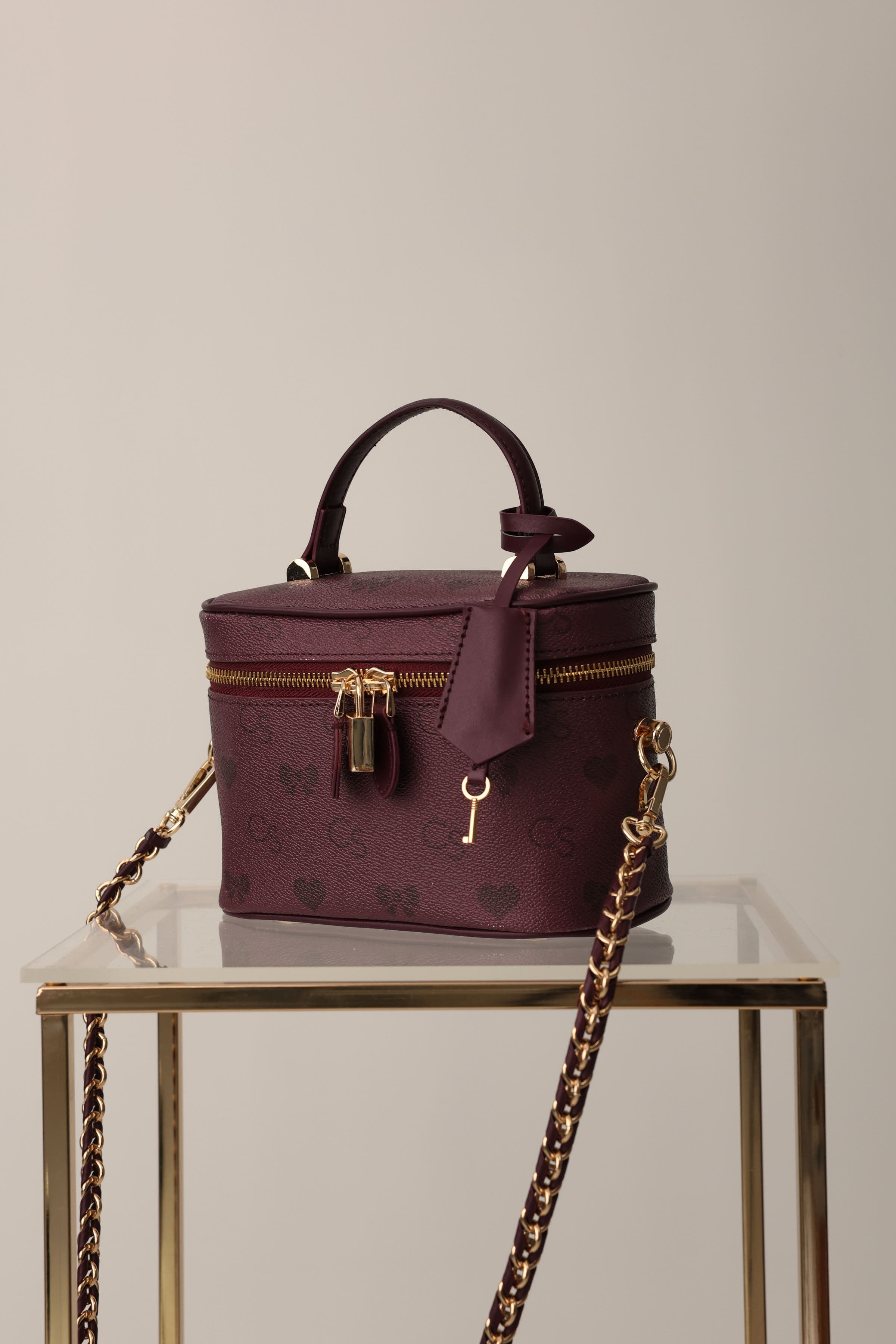 AMOUR BAG BORDEAUX