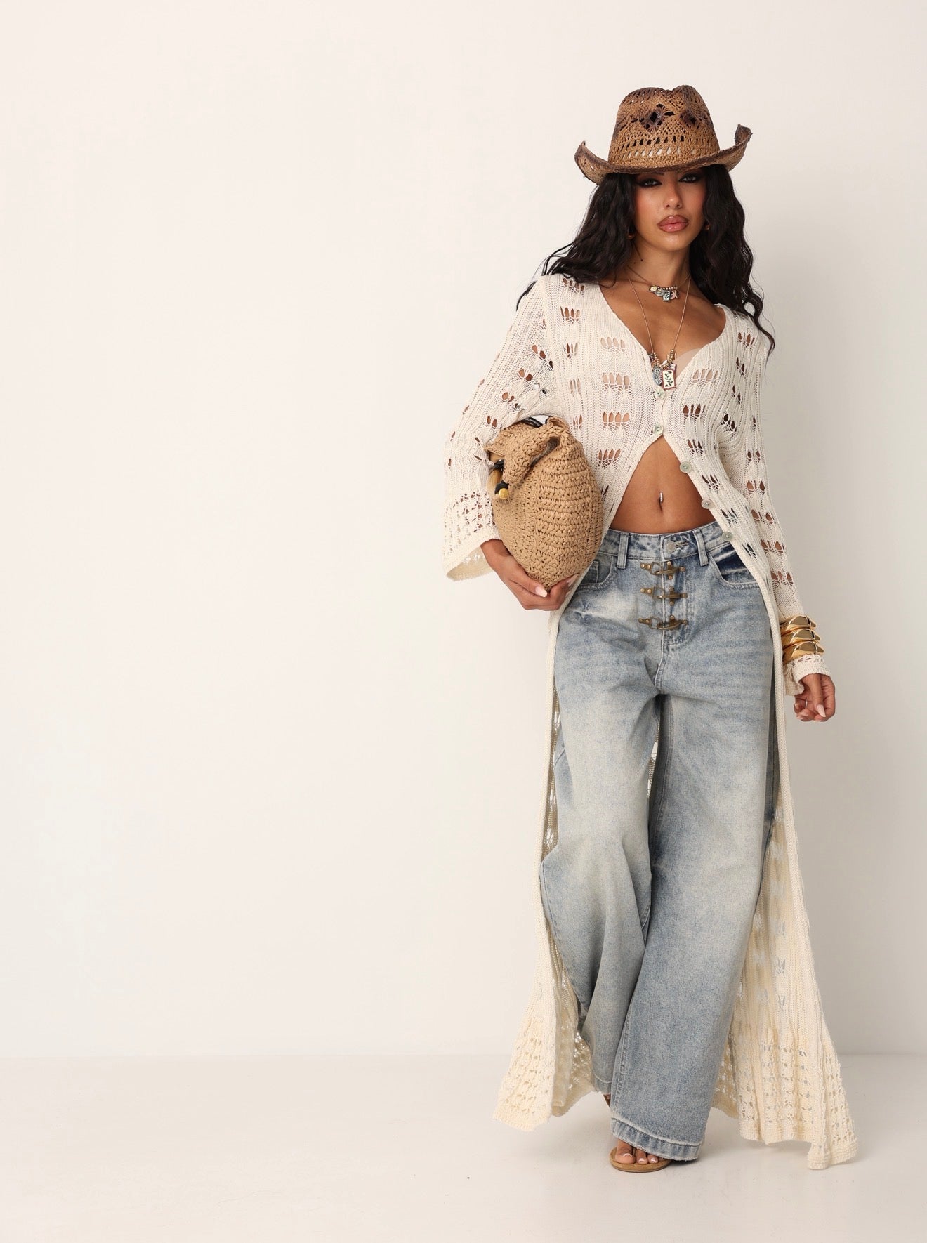 CARDIGAN BOTTONI UGANDA BEIGE