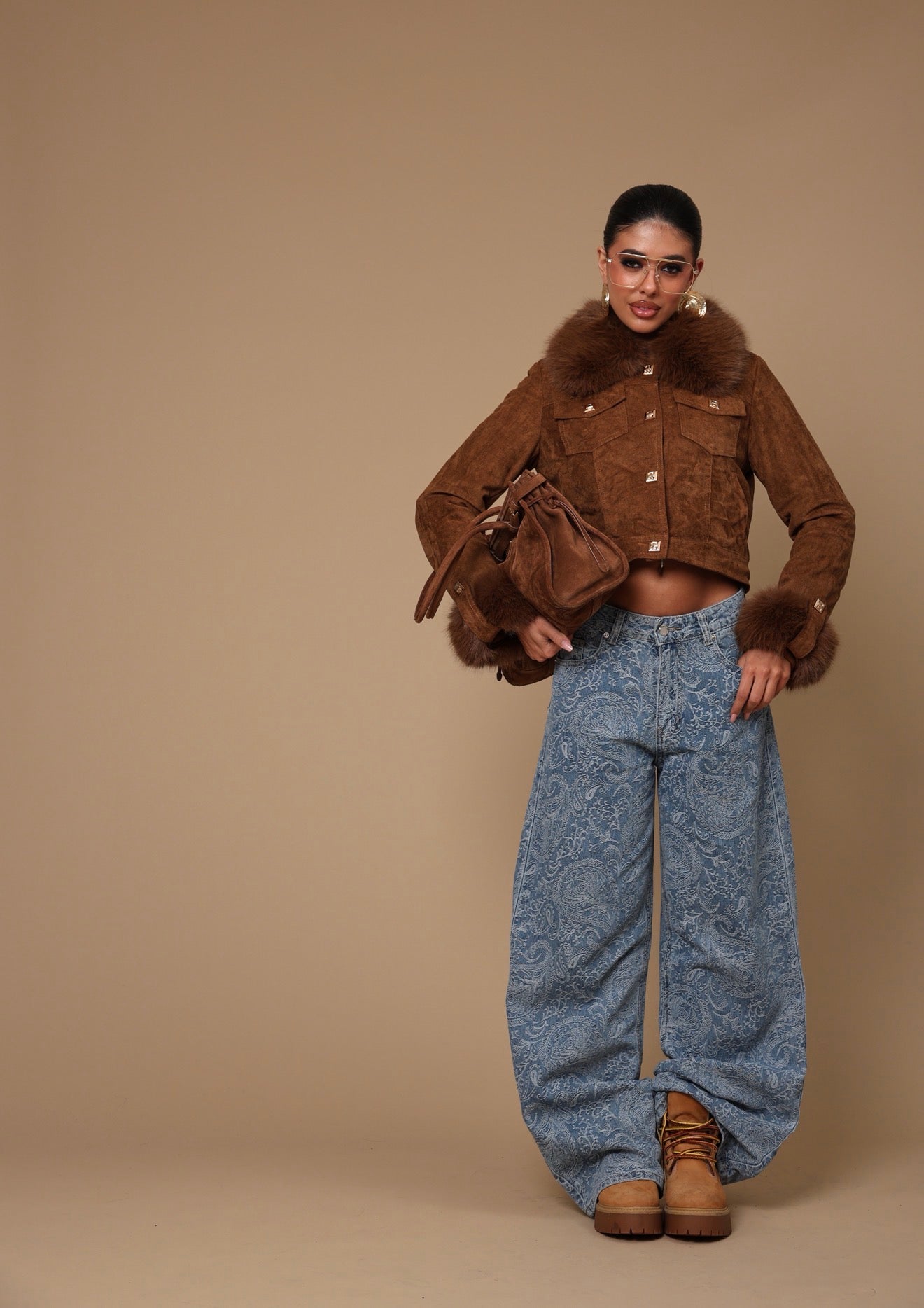 JEANS RICAMI MANHATTAN DENIM CHIARO