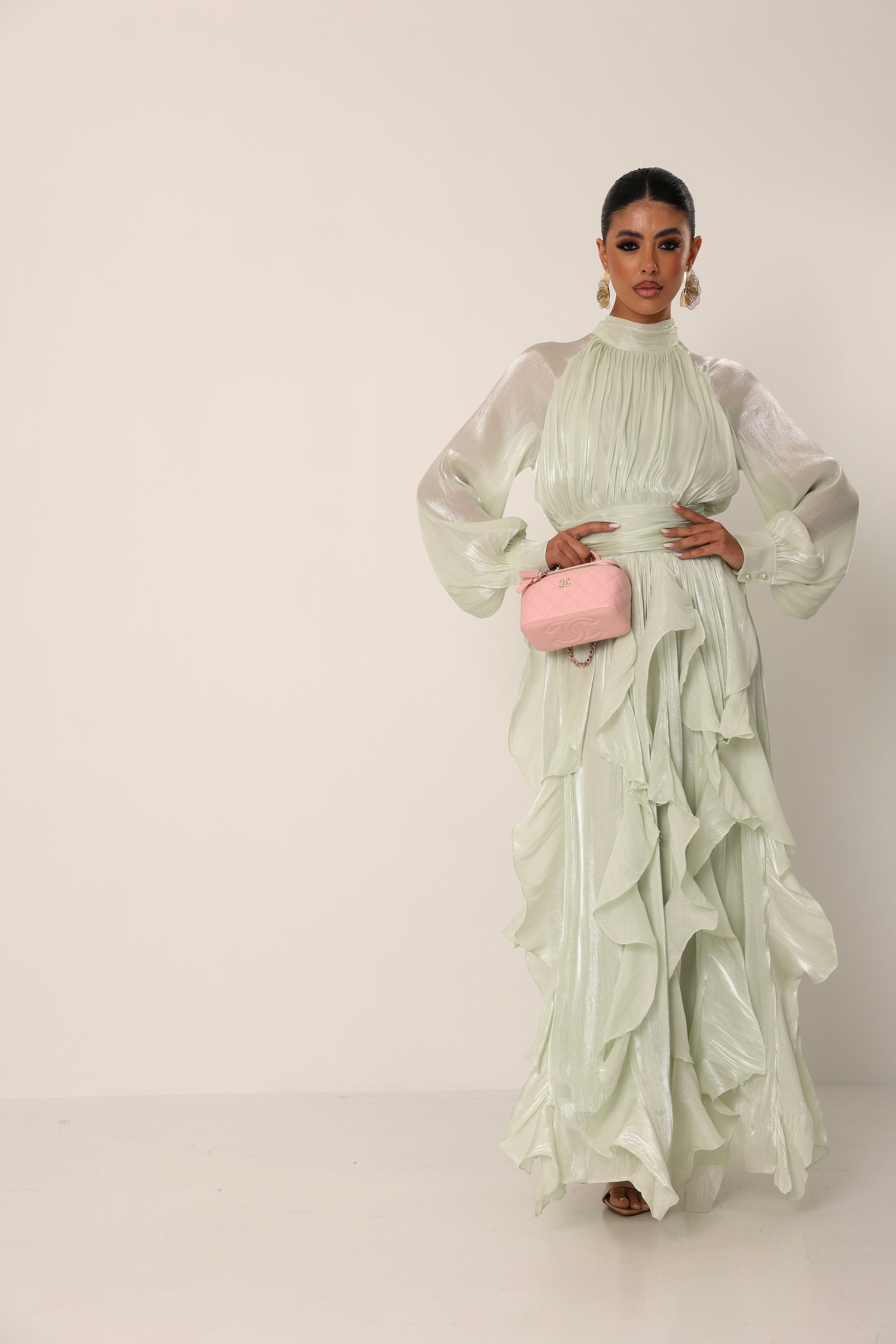 VESTITO SATINATO NADIA SALVIA