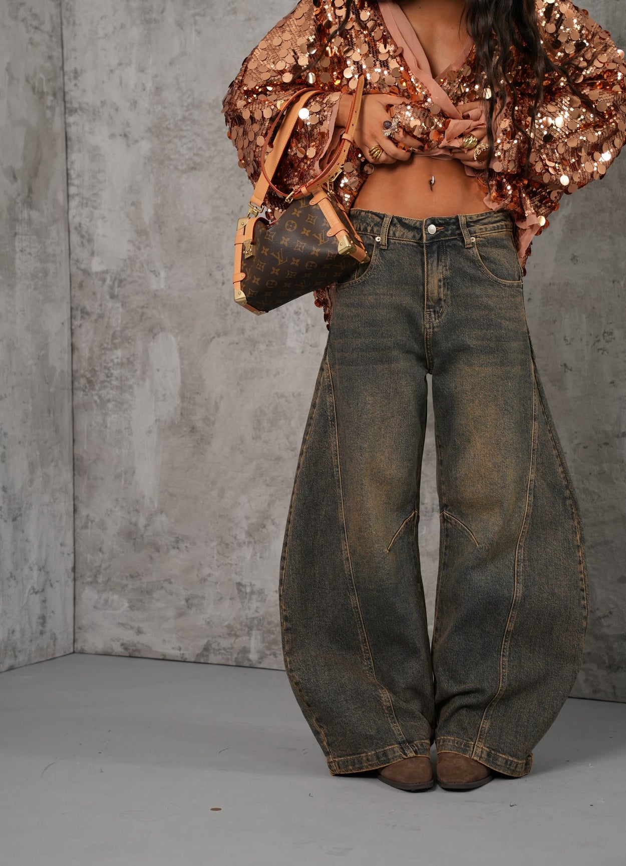 Jeans balloon Gyna ruggine