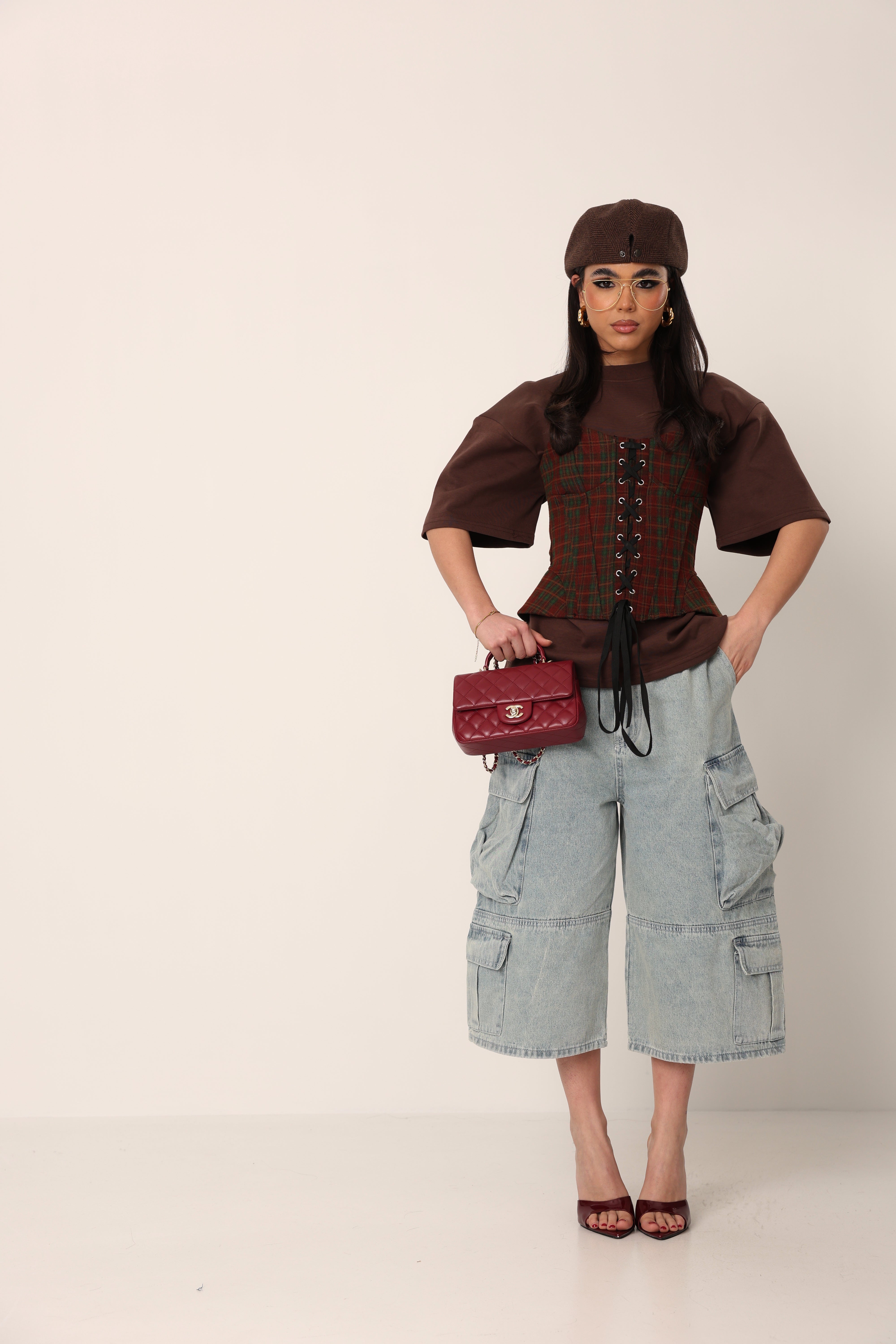 BERMUDA CARGO COLLIER DENIM CHIARO