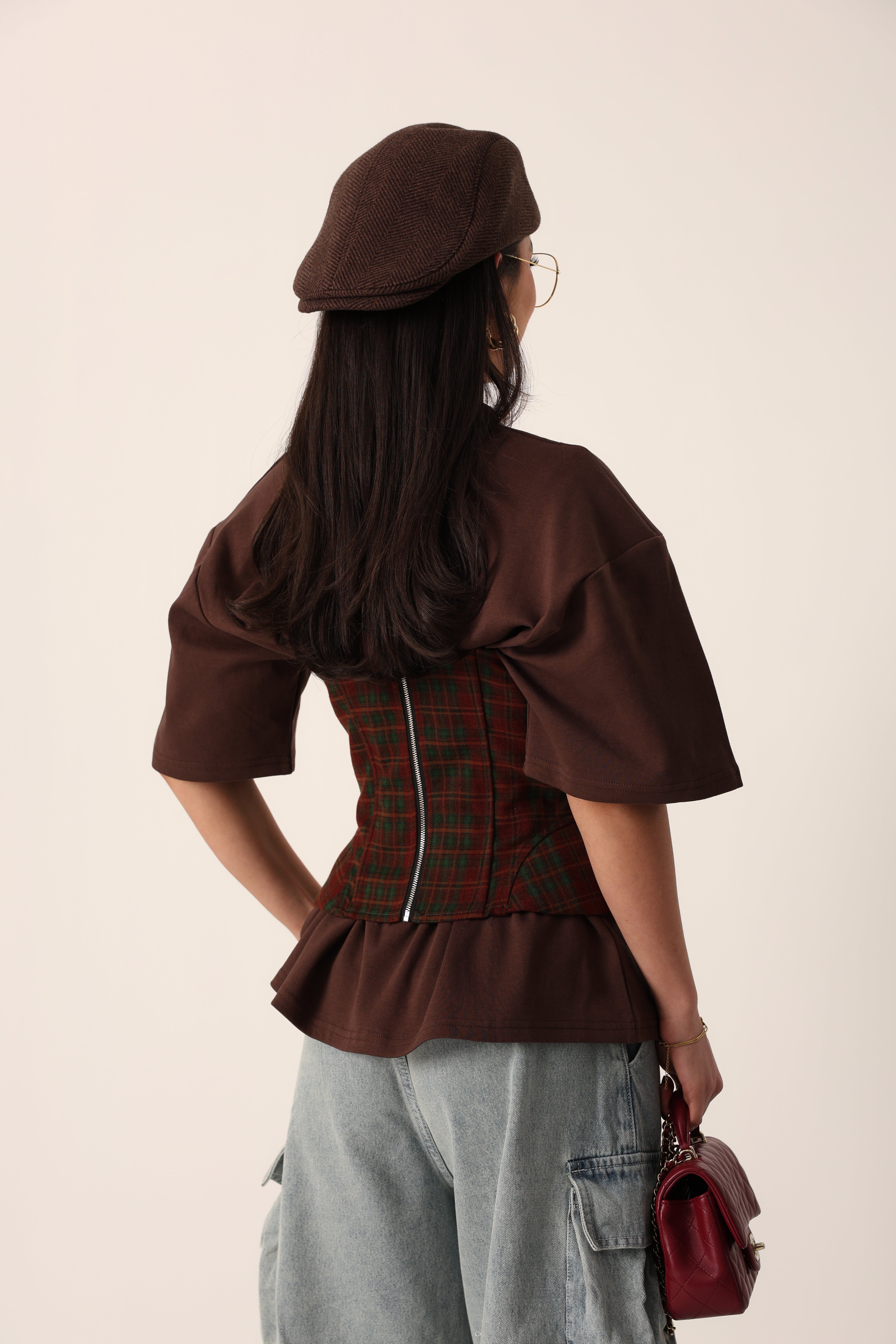 CORSETTO LUDOVIK TARTAN