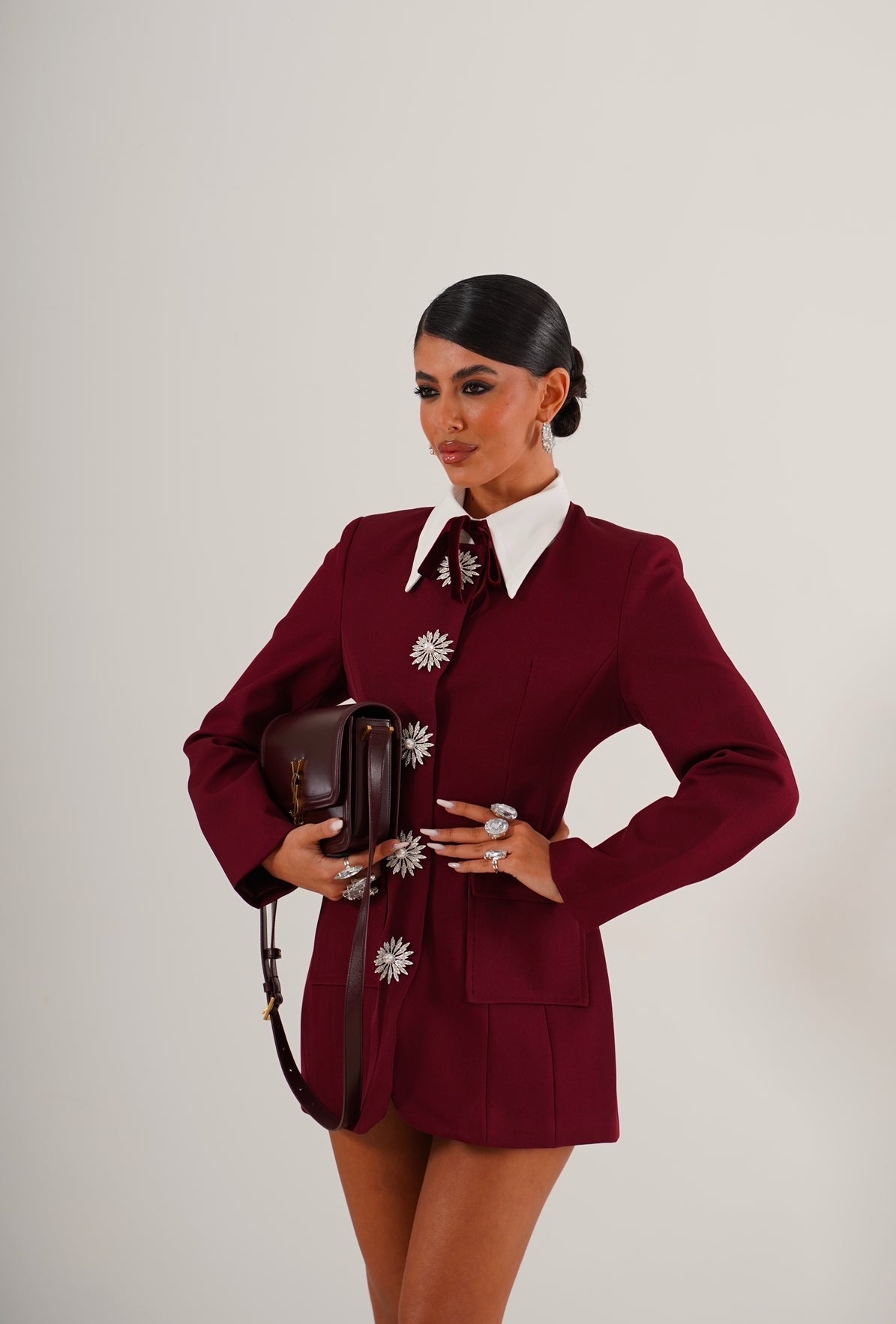 Vestito Lolly bordeaux