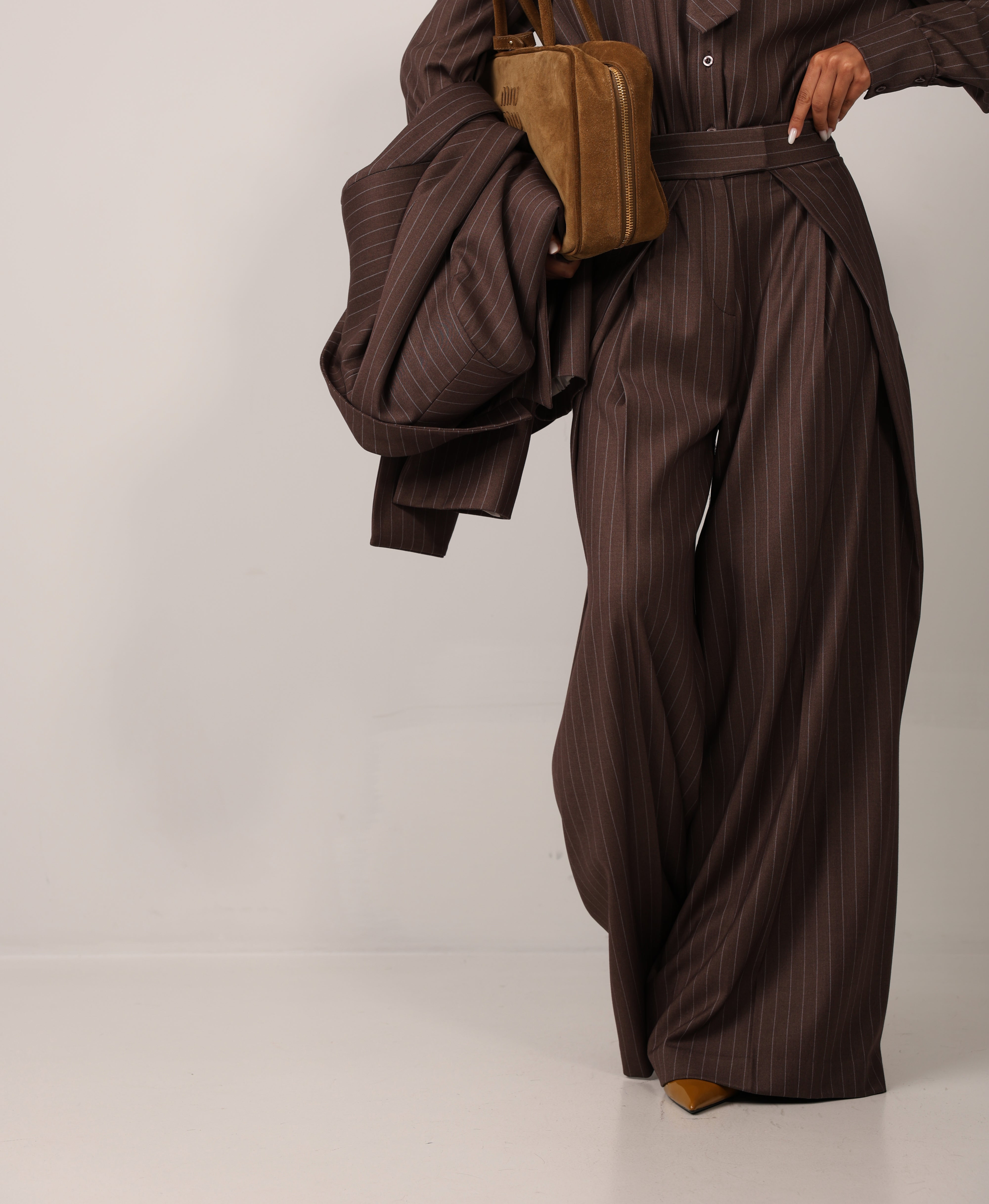 PANTALONI ELGA GESSATI CACAO