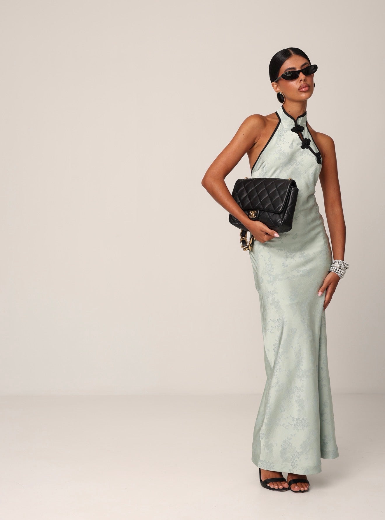 VESTITO FIORI SHANGHAI  MENTA