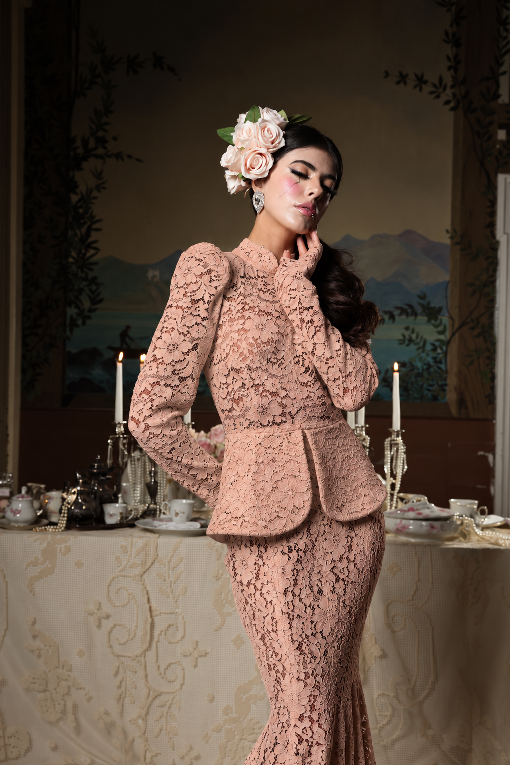 VESTITO PIZZO DARK PROMISE CIPRIA BY MARZIA MANGO