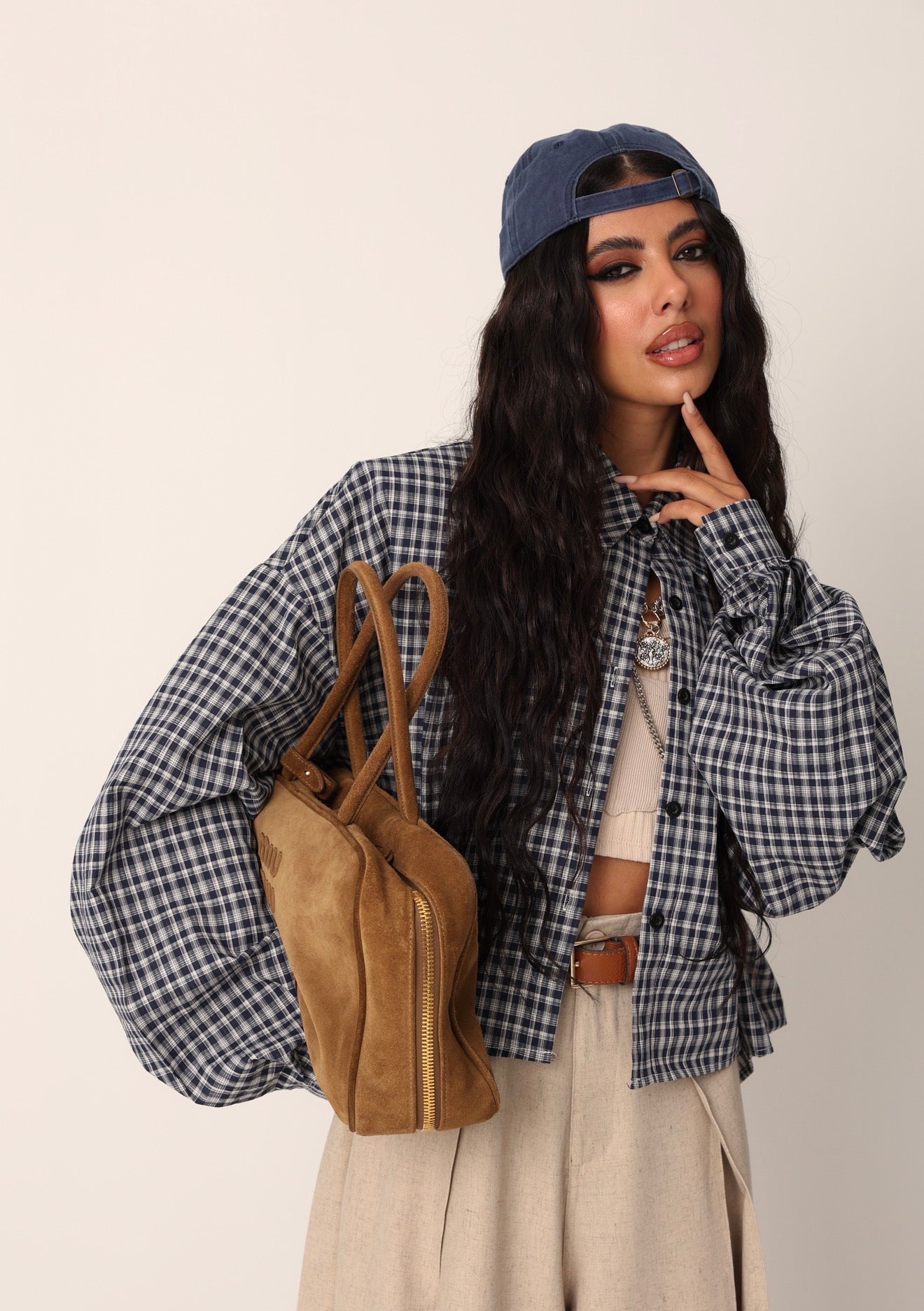 CAMICIA QUADRI LOOP BLU