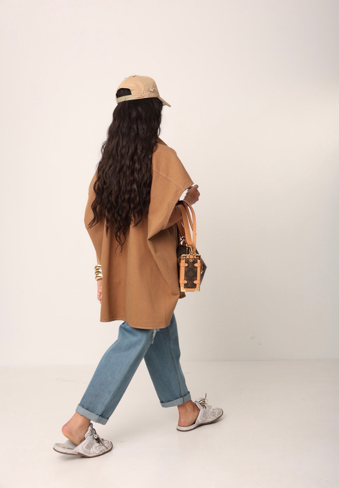 GILET NUMBER 6 CAMEL