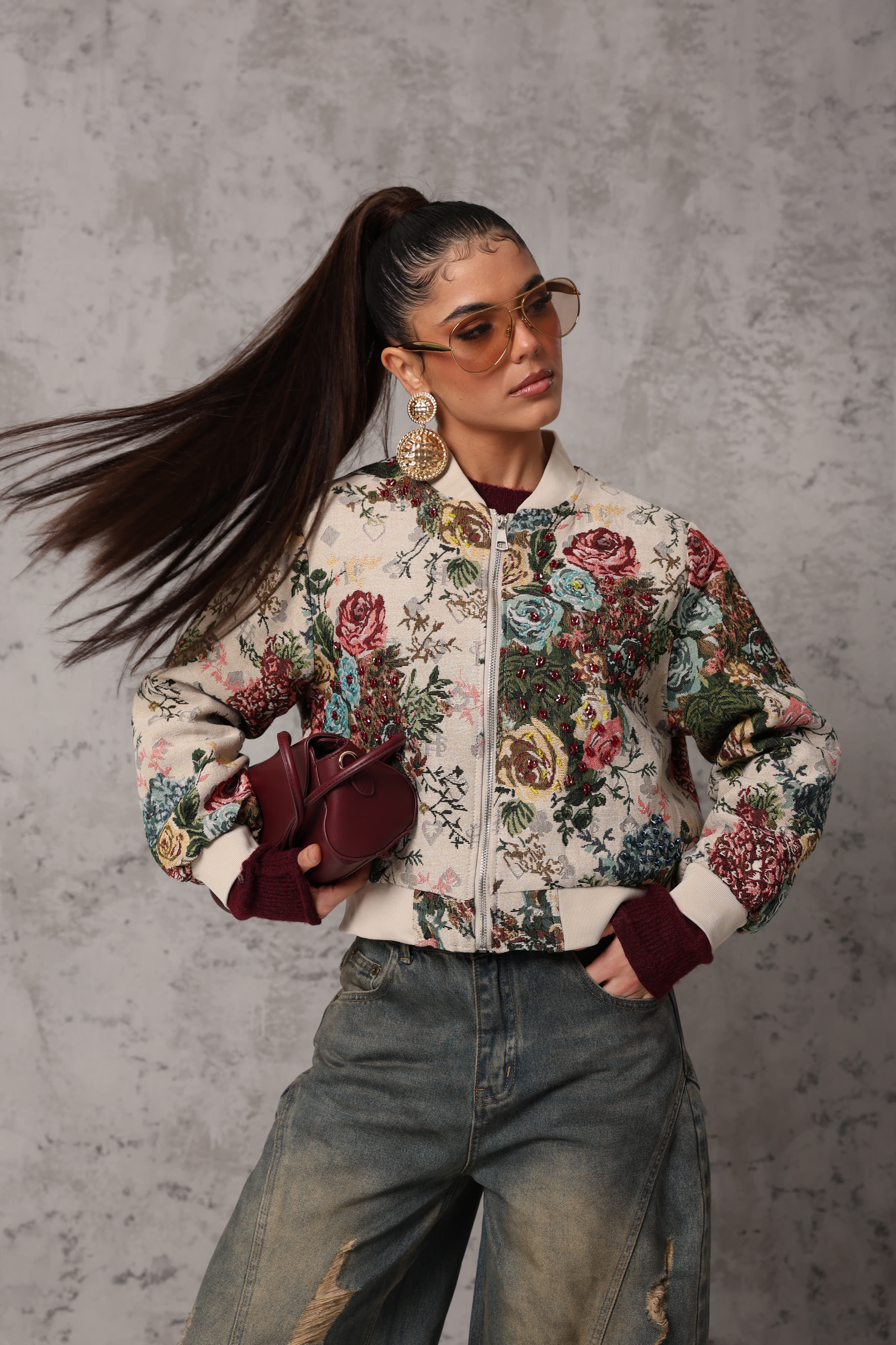 BOMBER KIMERA FIORATO