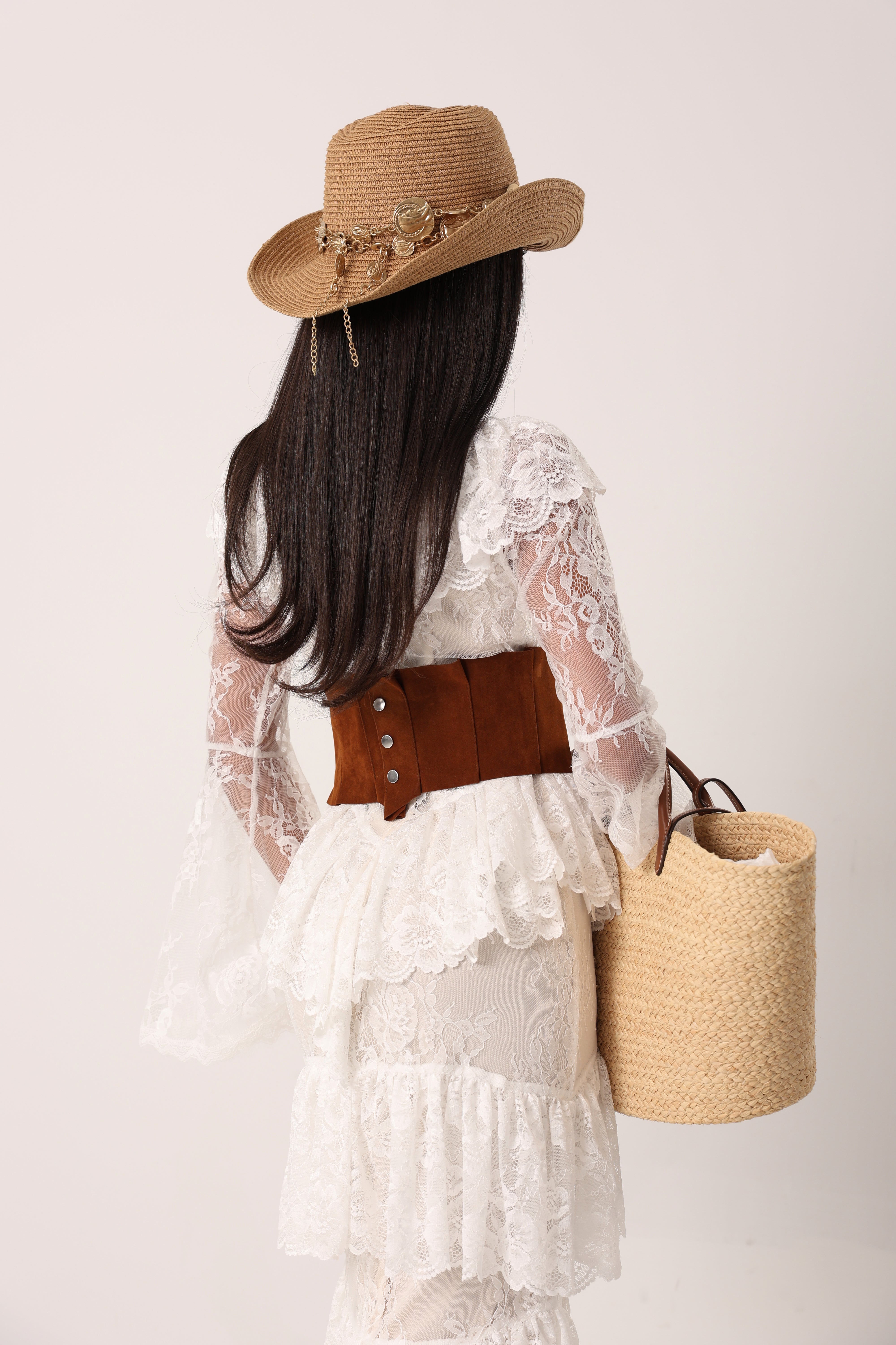 VESTITO PIZZO CORFU BIANCO