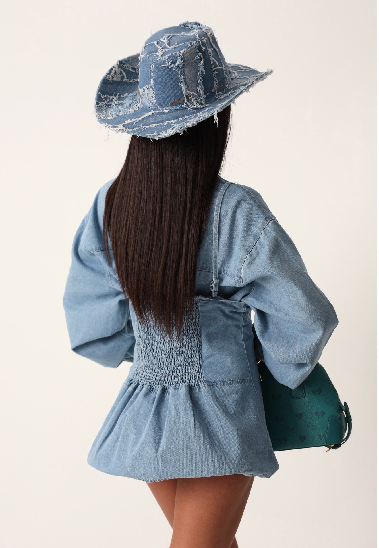 VESTITO/CAMICIA GARCIA DENIM CHIARO