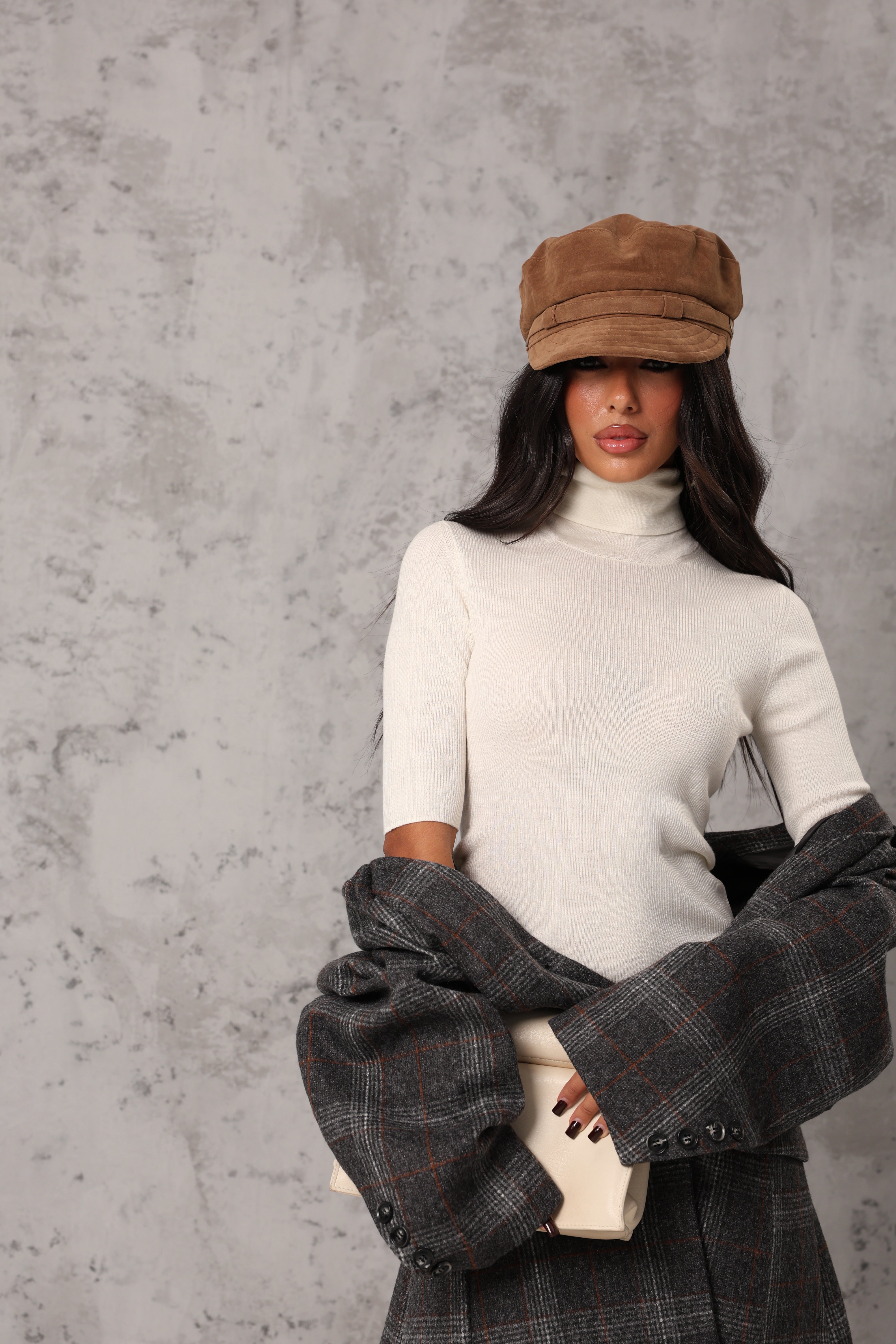 MAGLIA COLLO ALTO LAURA PANNA BY LUMINA