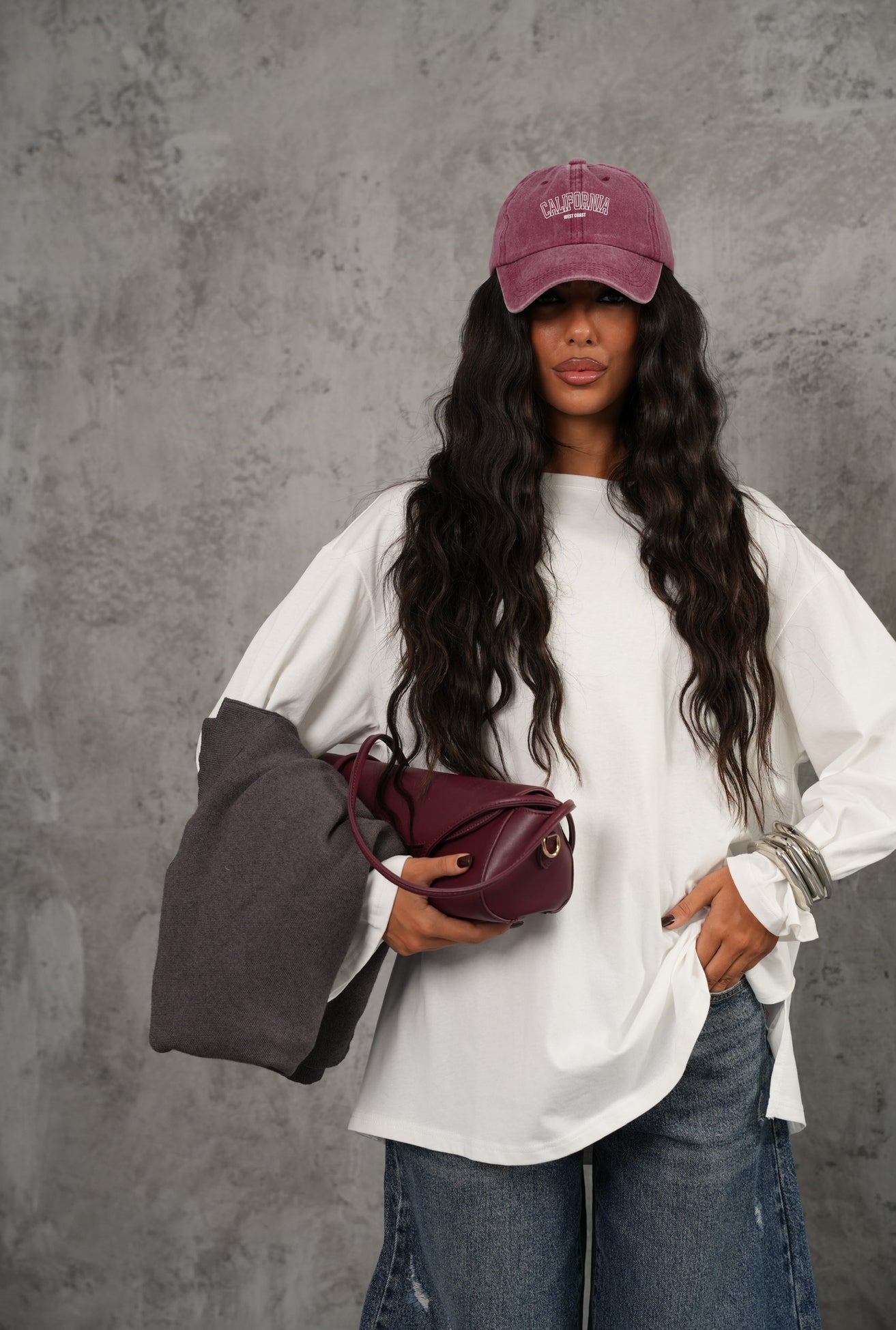 Maglia maniche lunghe Adele bianca