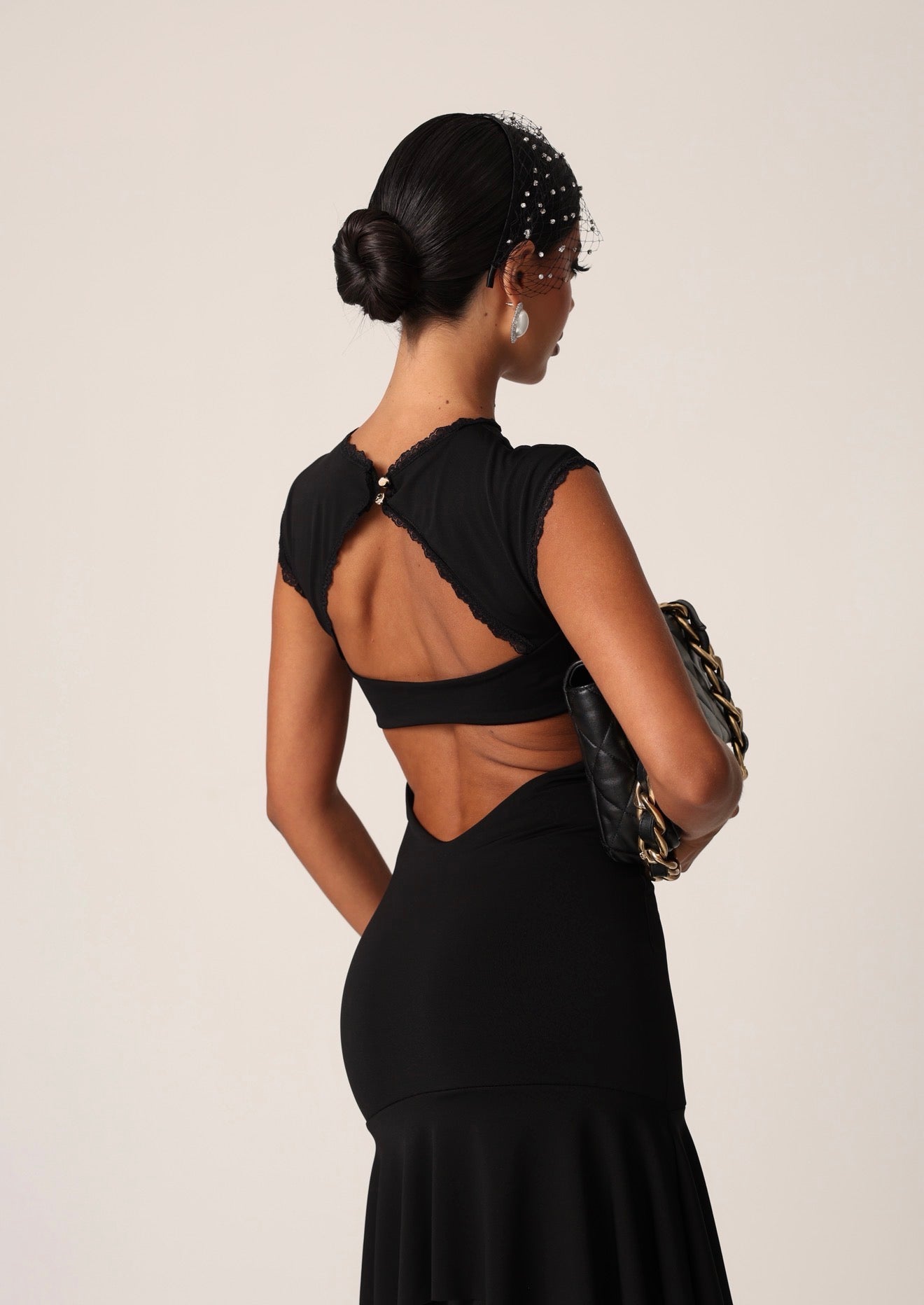VESTITO BALZE ITACA NERO