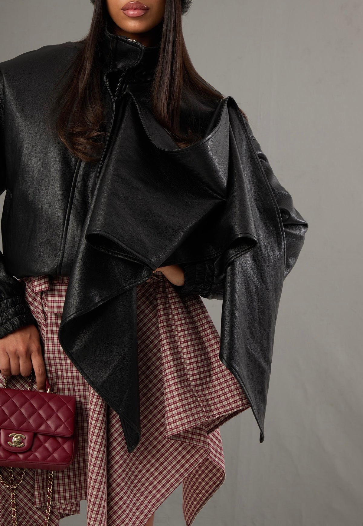 BOMBER ECOPELLE BETTY NERO