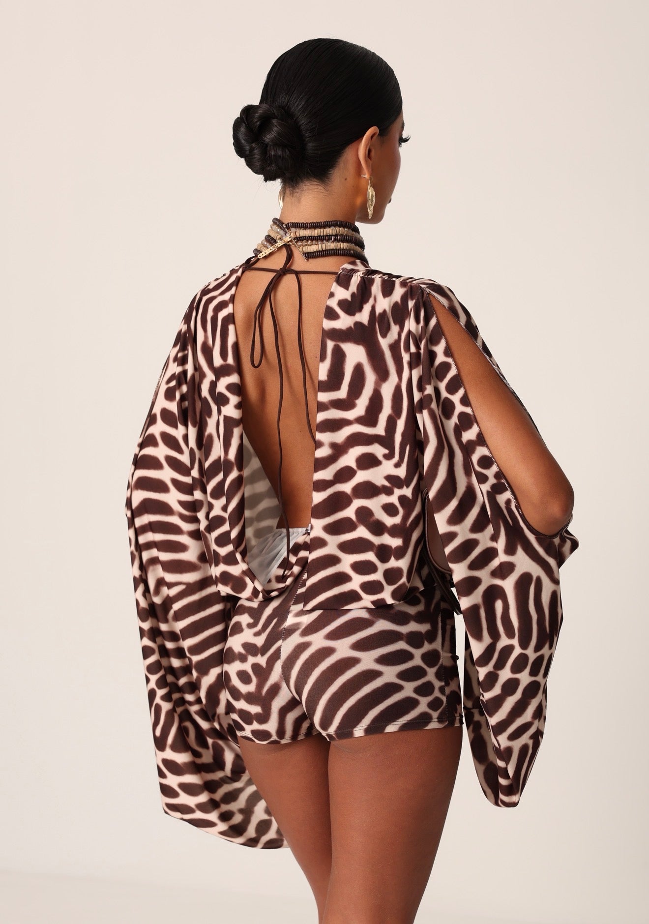 TUTINA MACHLI ANIMALIER MARRONE