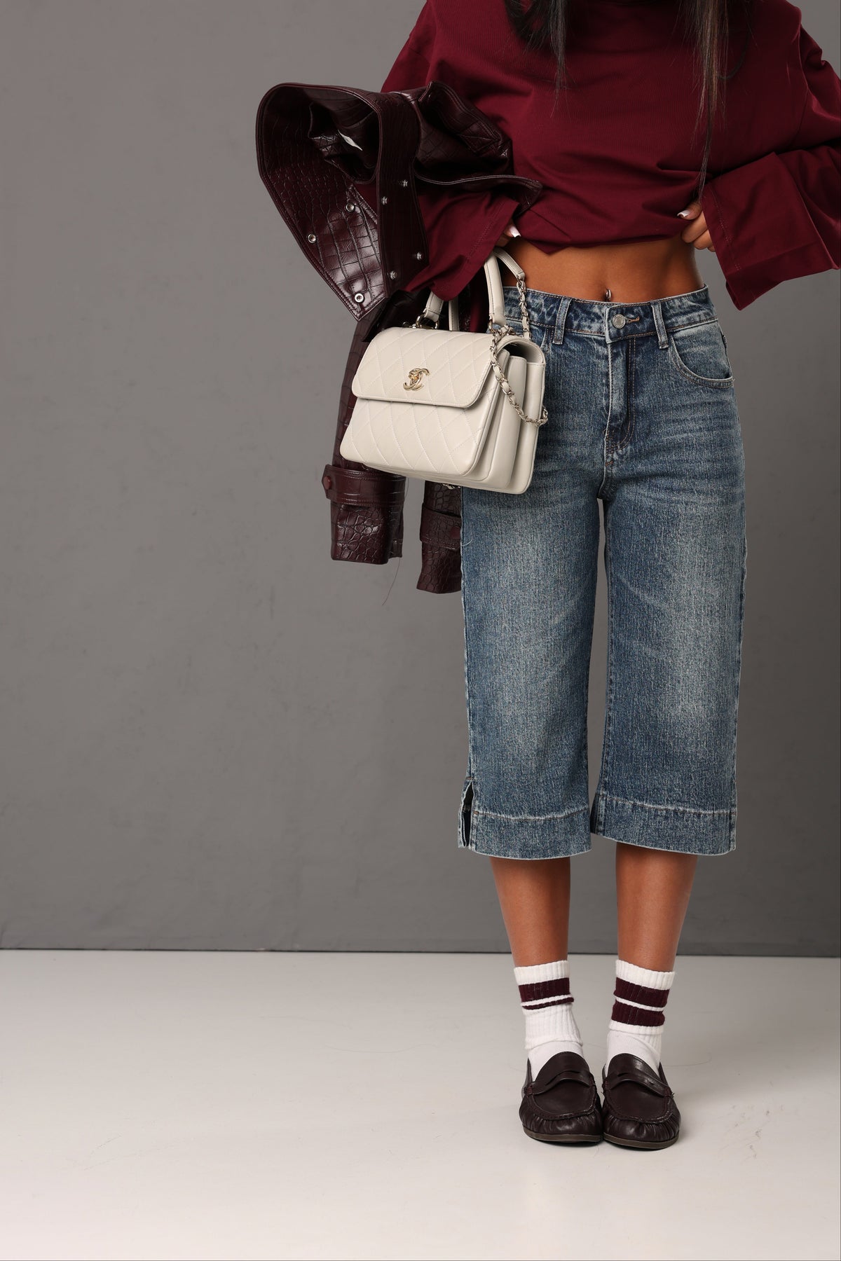 PANTALONI CAPRI SPACCHETTI ALYA LAVAGGIO MEDIO